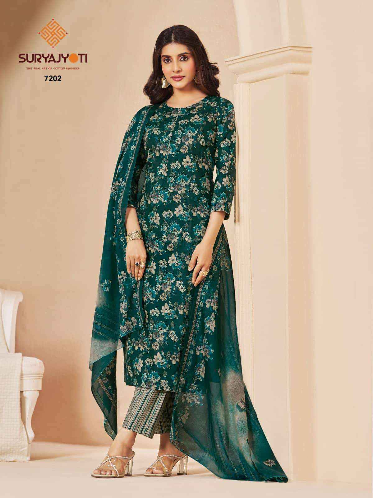 Suryajyoti Trendy Cotton Vol 72 Wholesale Online Supplier ( 20 Pcs Catalogue )