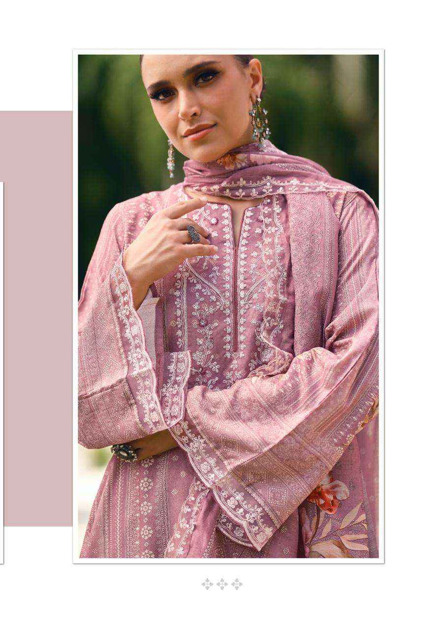The Hermitage Shop Amahle Fancy Lawn Dress Material _ Wholesale Clothes Online ( 6 Pcs Catalog )