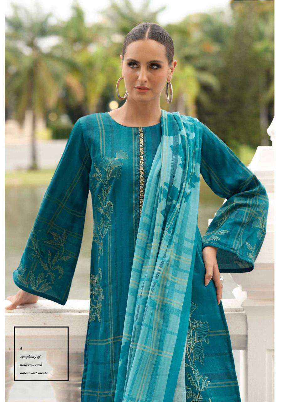 The Hermitage Shop Sva Digital Printed Fancy Lawn Dress Wholesalers Price ( 6 Pcs catalog )