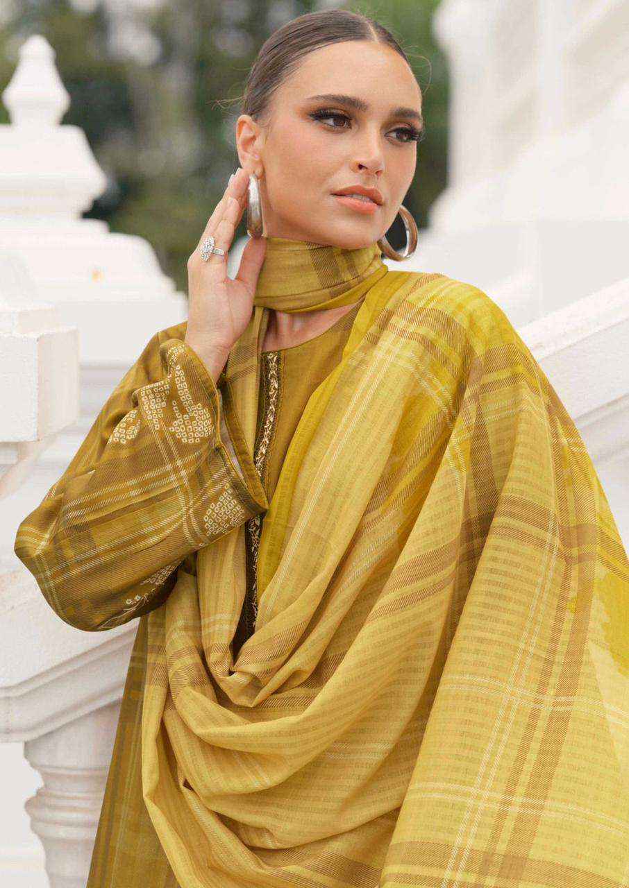 The Hermitage Shop Sva Digital Printed Fancy Lawn Dress Wholesalers Price ( 6 Pcs catalog )