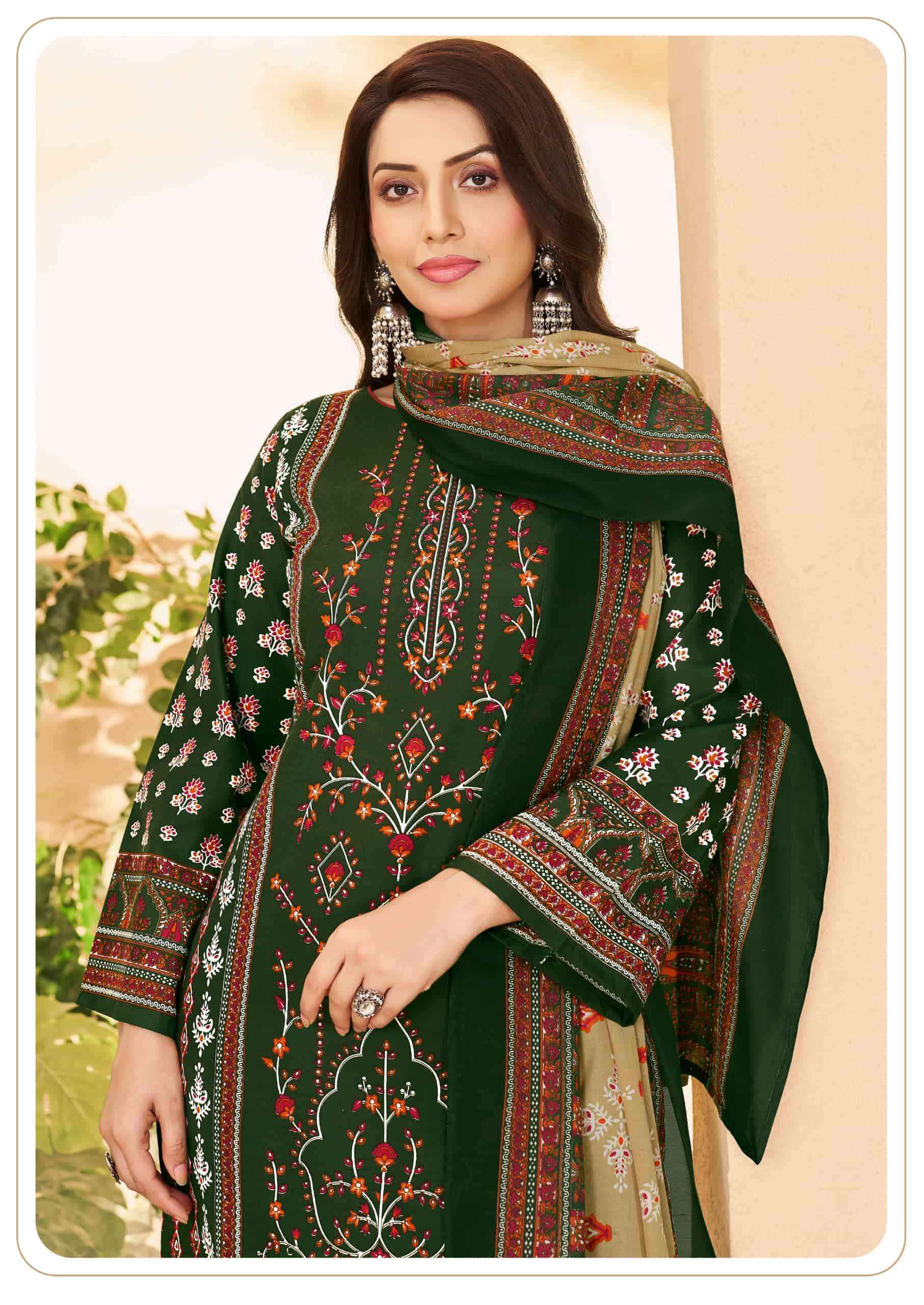 Vandana Fashion Karachi Studio Vol 6 Printed Karachi Cotton Suit _ Surat Wholesale Textile Price ( 8 Pcs Catalog )