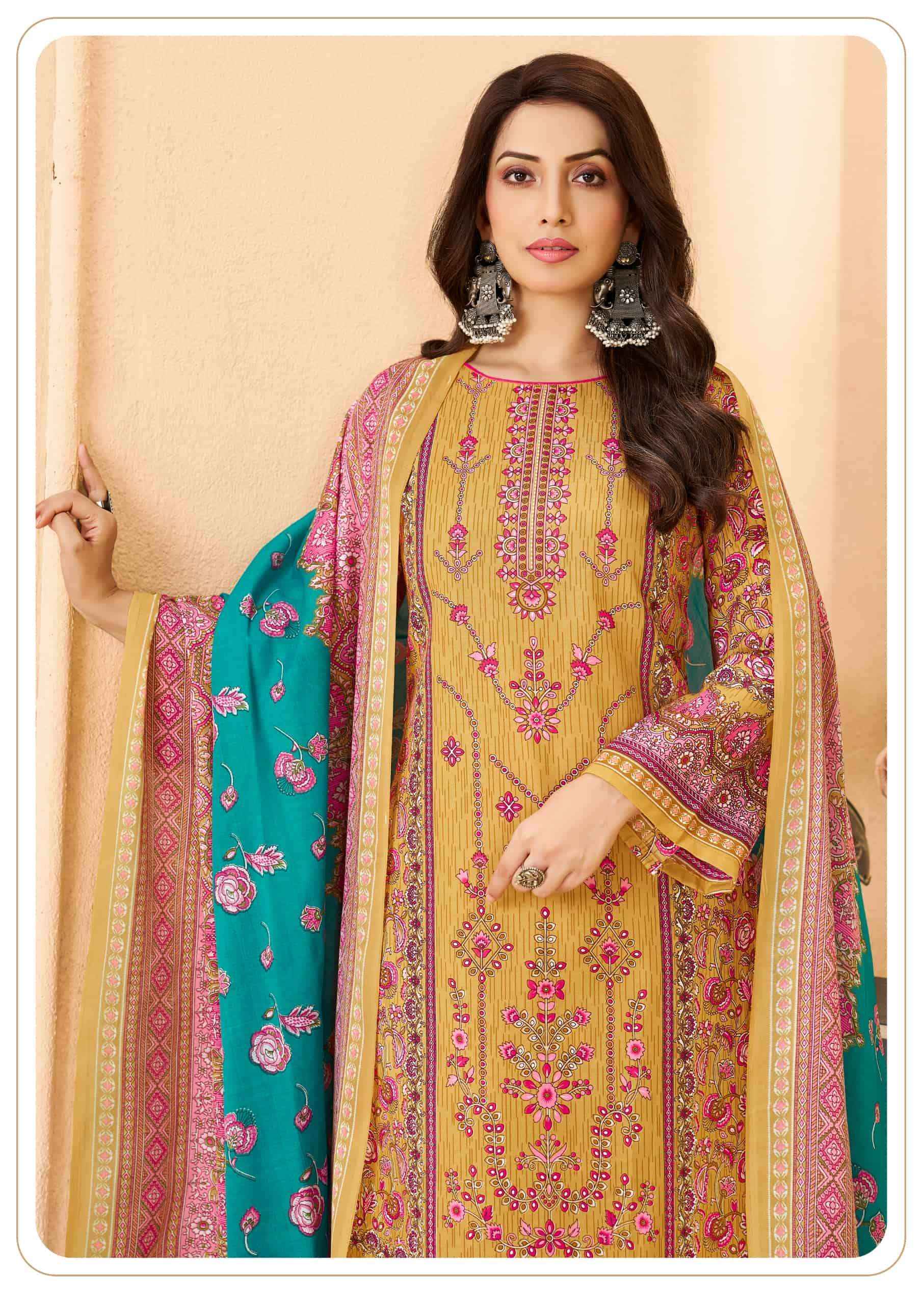 Vandana Fashion Karachi Studio Vol 6 Printed Karachi Cotton Suit _ Surat Wholesale Textile Price ( 8 Pcs Catalog )