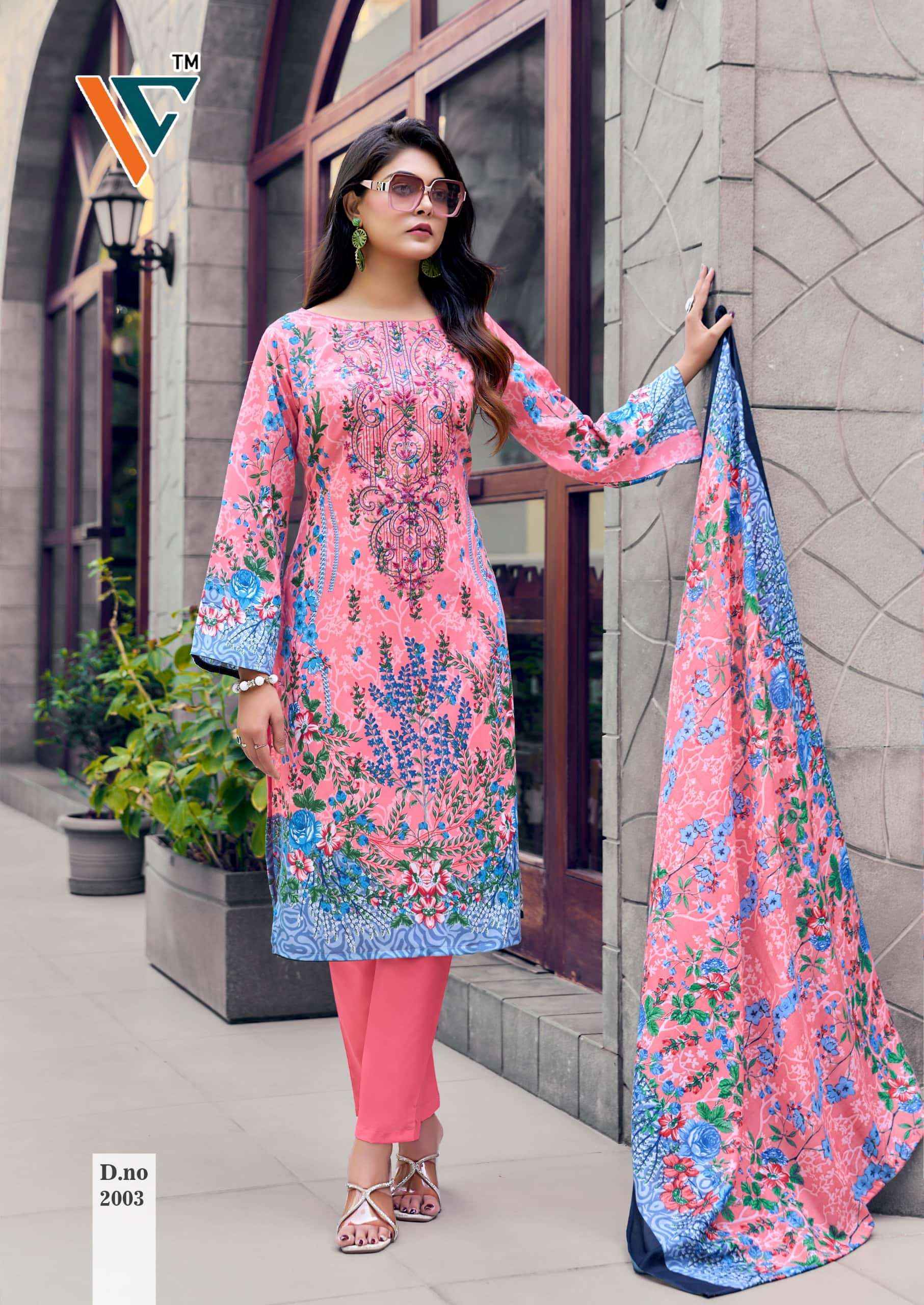 Vandana Fashion Madhubala Vol 2 Exclusive Karachi Cotton Dress _ Wholesale Surat ( 8 Pcs Catalog )