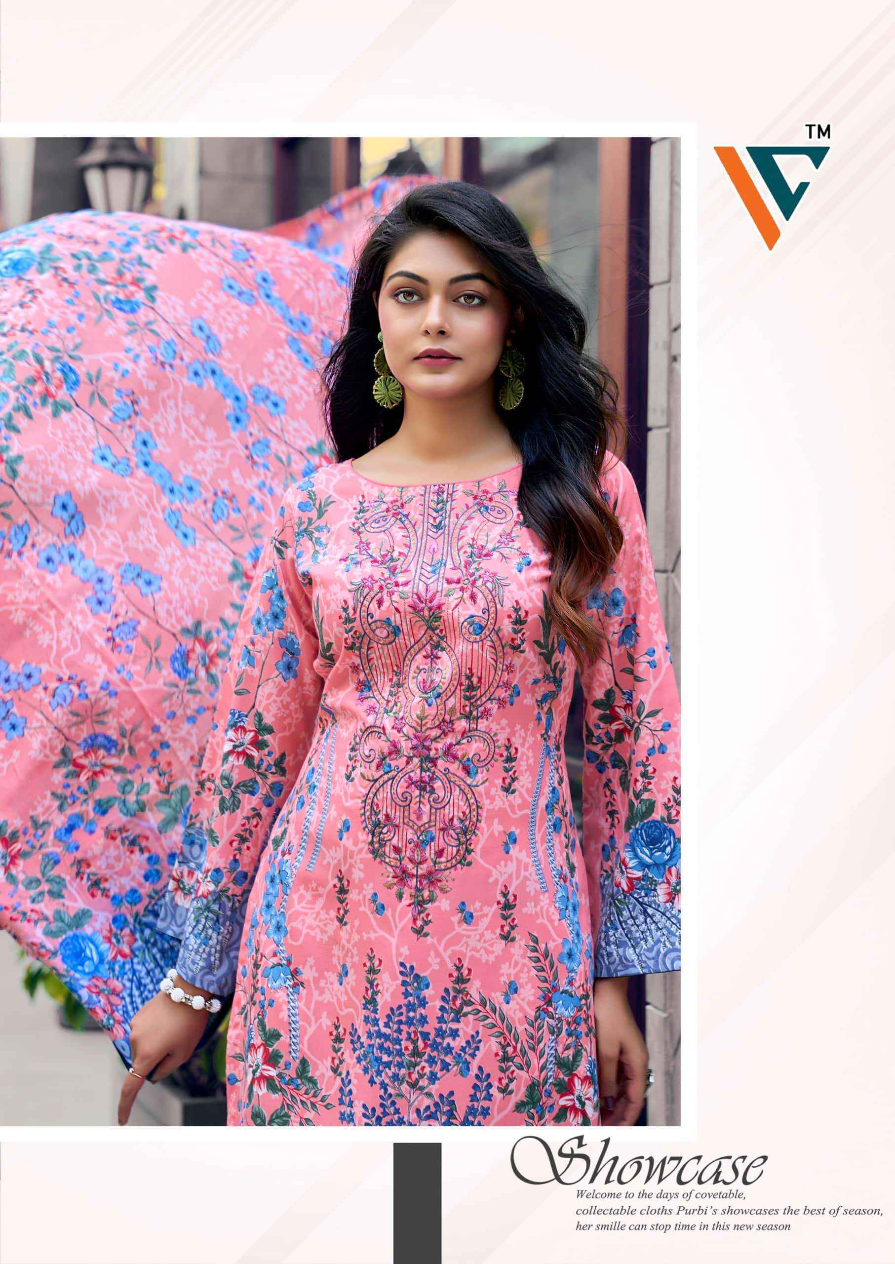Vandana Fashion Madhubala Vol 2 Exclusive Karachi Cotton Dress _ Wholesale Surat ( 8 Pcs Catalog )