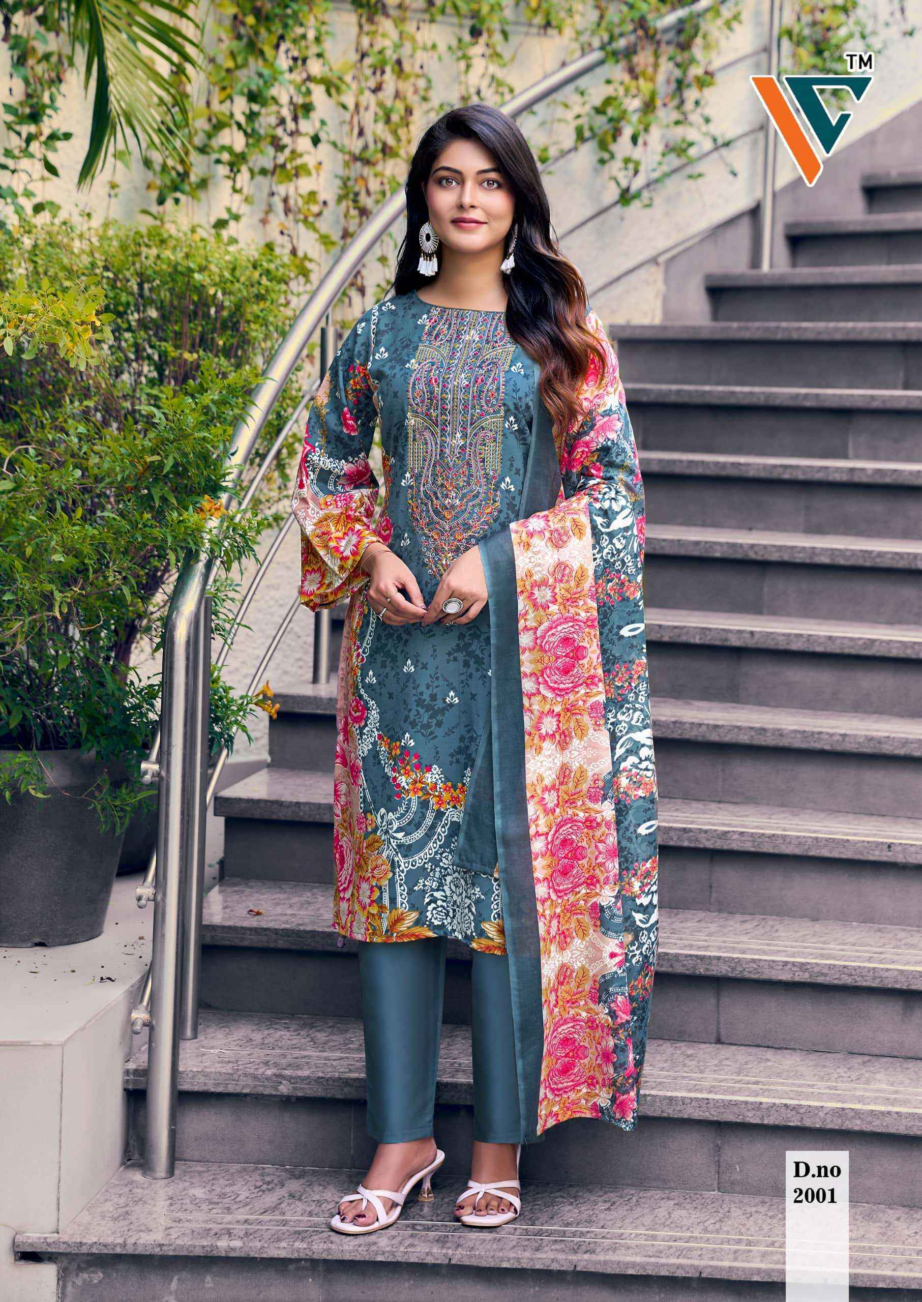 Vandana Fashion Madhubala Vol 2 Exclusive Karachi Cotton Dress _ Wholesale Surat ( 8 Pcs Catalog )