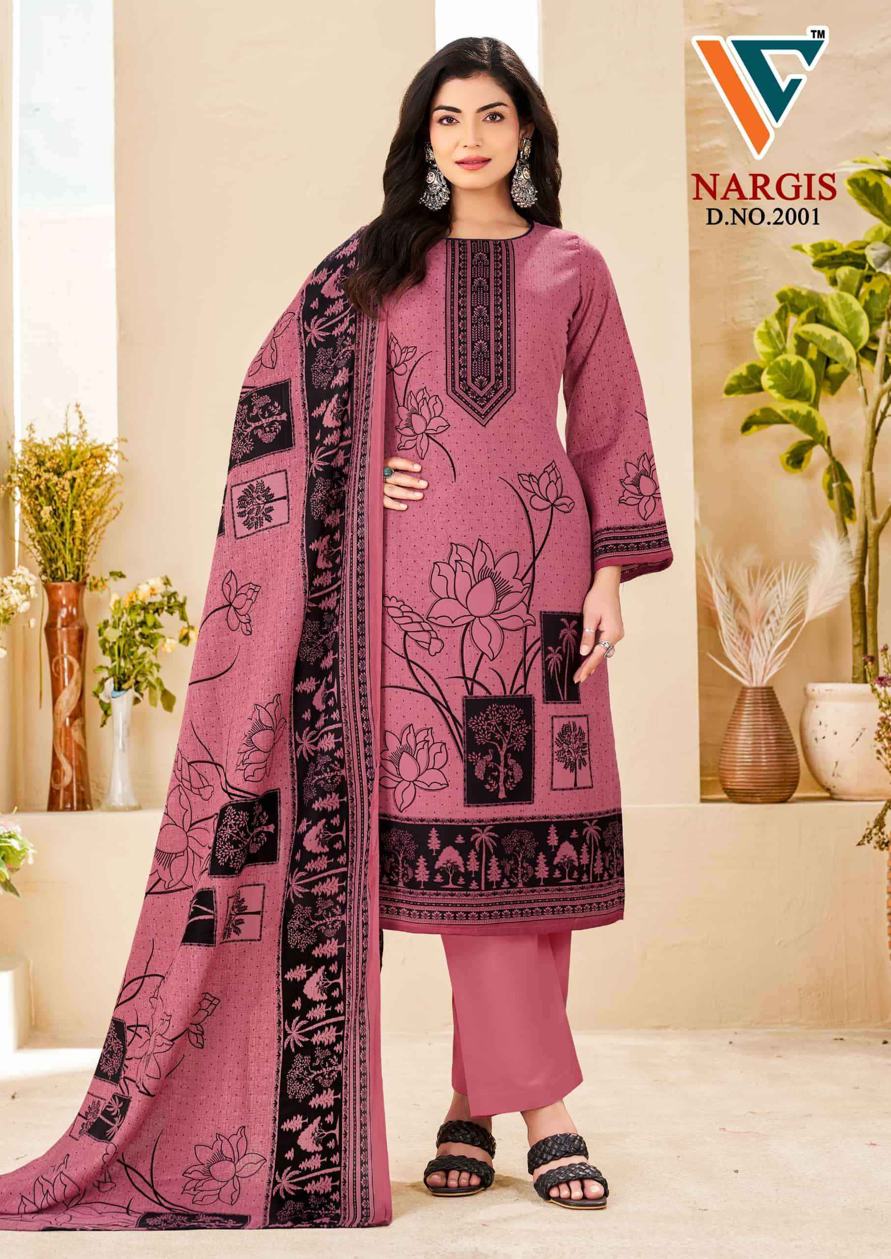Vandana Fashion Nargis Vol 2 Printed Cotton Dress Material _ Wholesale Surat Rate ( 8 Pcs Catalog )