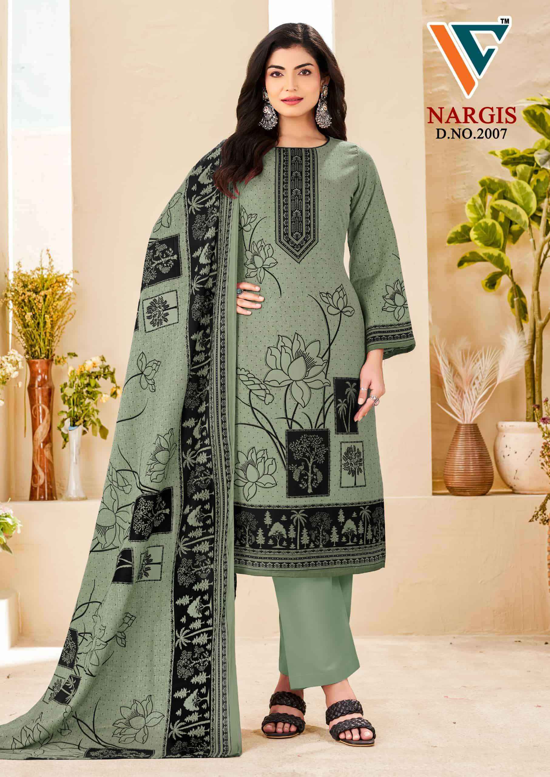 Vandana Fashion Nargis Vol 2 Printed Cotton Dress Material _ Wholesale Surat Rate ( 8 Pcs Catalog )