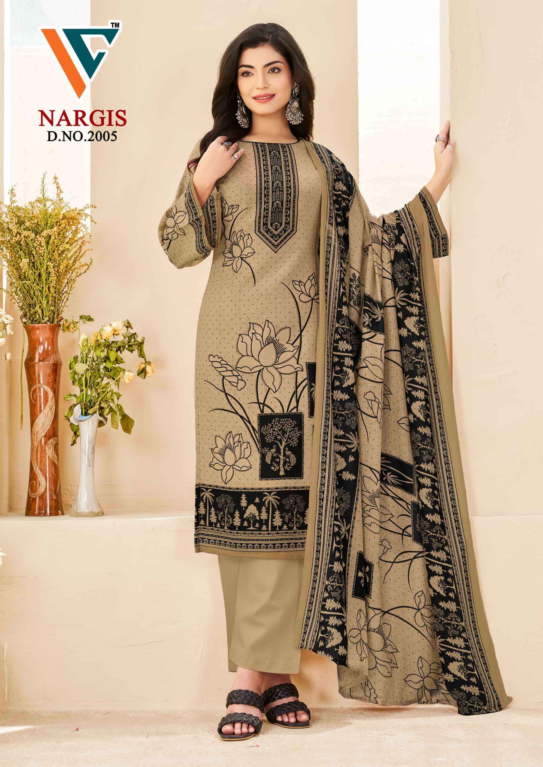 Vandana Fashion Nargis Vol 2 Printed Cotton Dress Material _ Wholesale Surat Rate ( 8 Pcs Catalog )