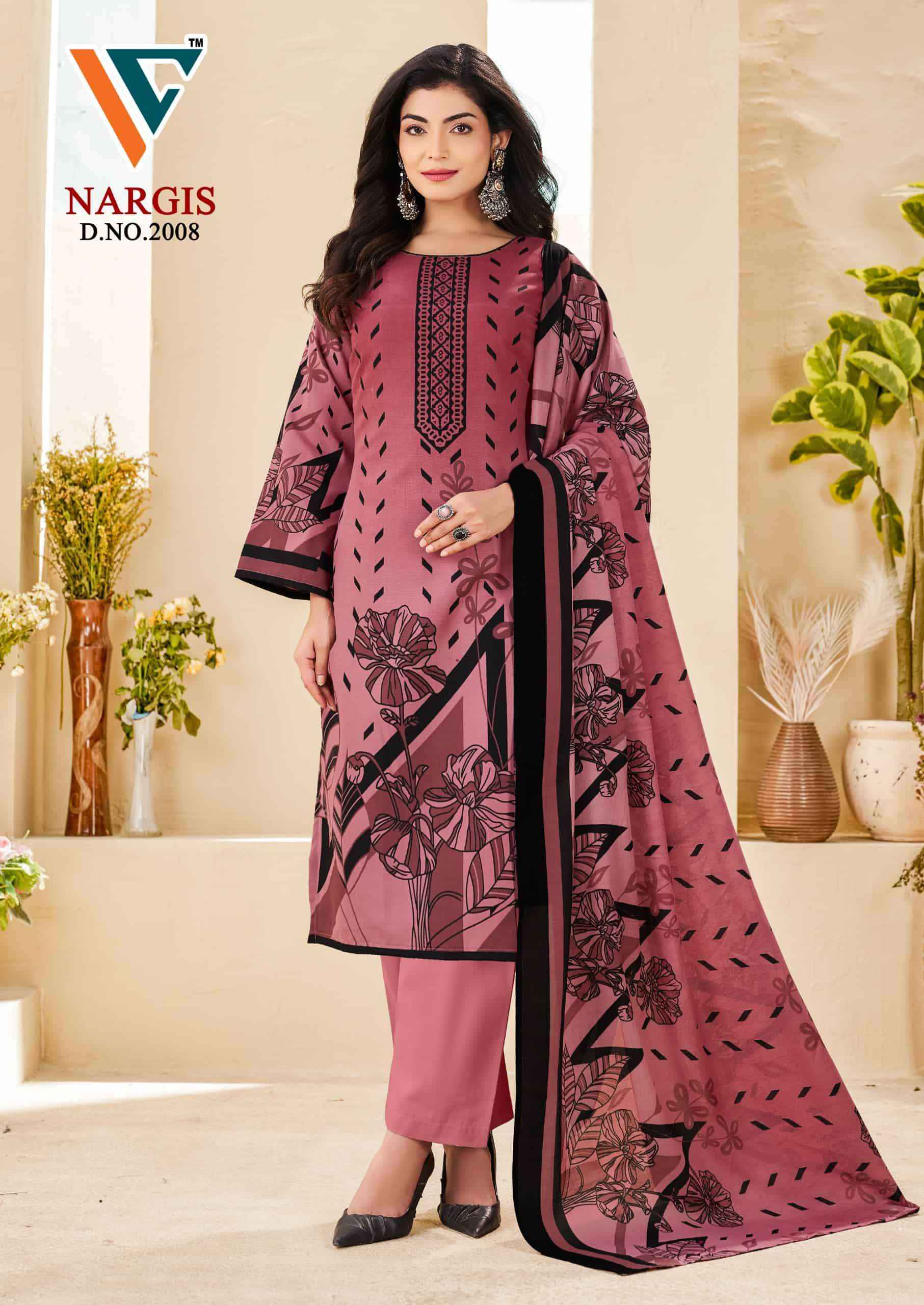 Vandana Fashion Nargis Vol 2 Printed Cotton Dress Material _ Wholesale Surat Rate ( 8 Pcs Catalog )