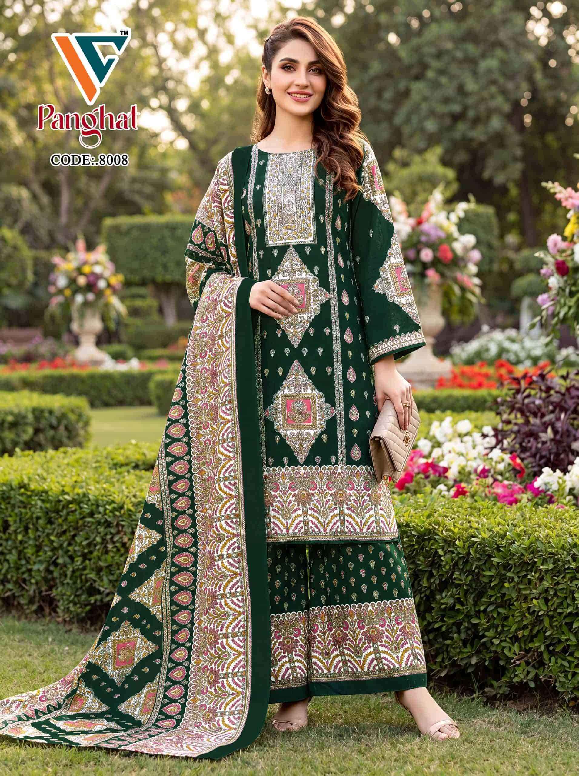 Vandana Fashion Panghat Vol 9 Exclusive Cotton Pakistani Deigns Dress _ Wholesale Surat ( 8 Pcs Catalog )