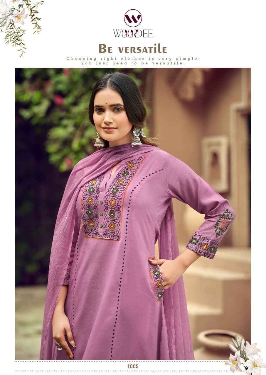 Woodee Saanvi Rayon Kurti Combo Set _  Surat Wholesale Shop ( 6 Pcs Catalog )