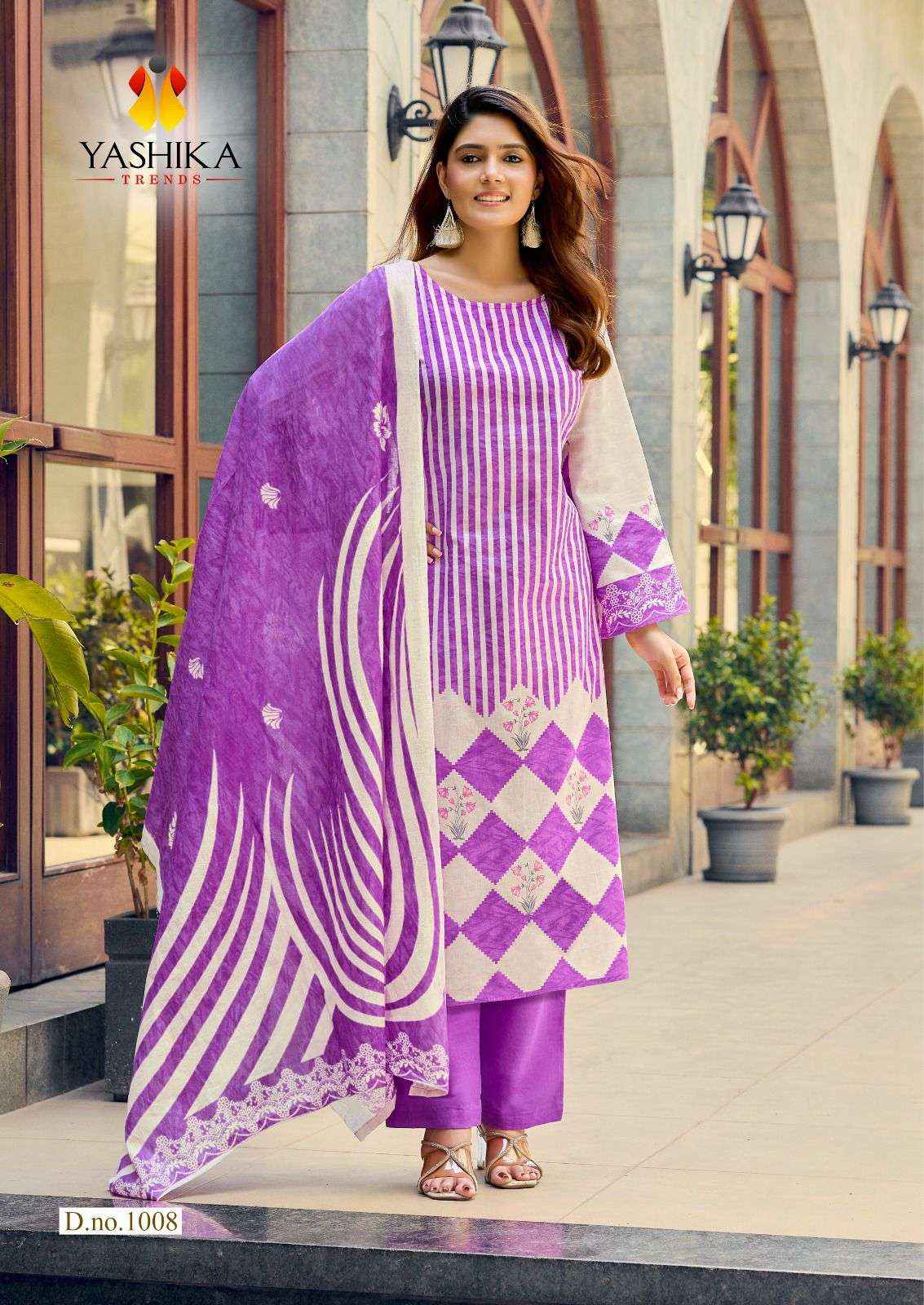 Yashika Ziana Premium Wear Cotton Dress Material Surat online ( 8 Pcs Catalogue )