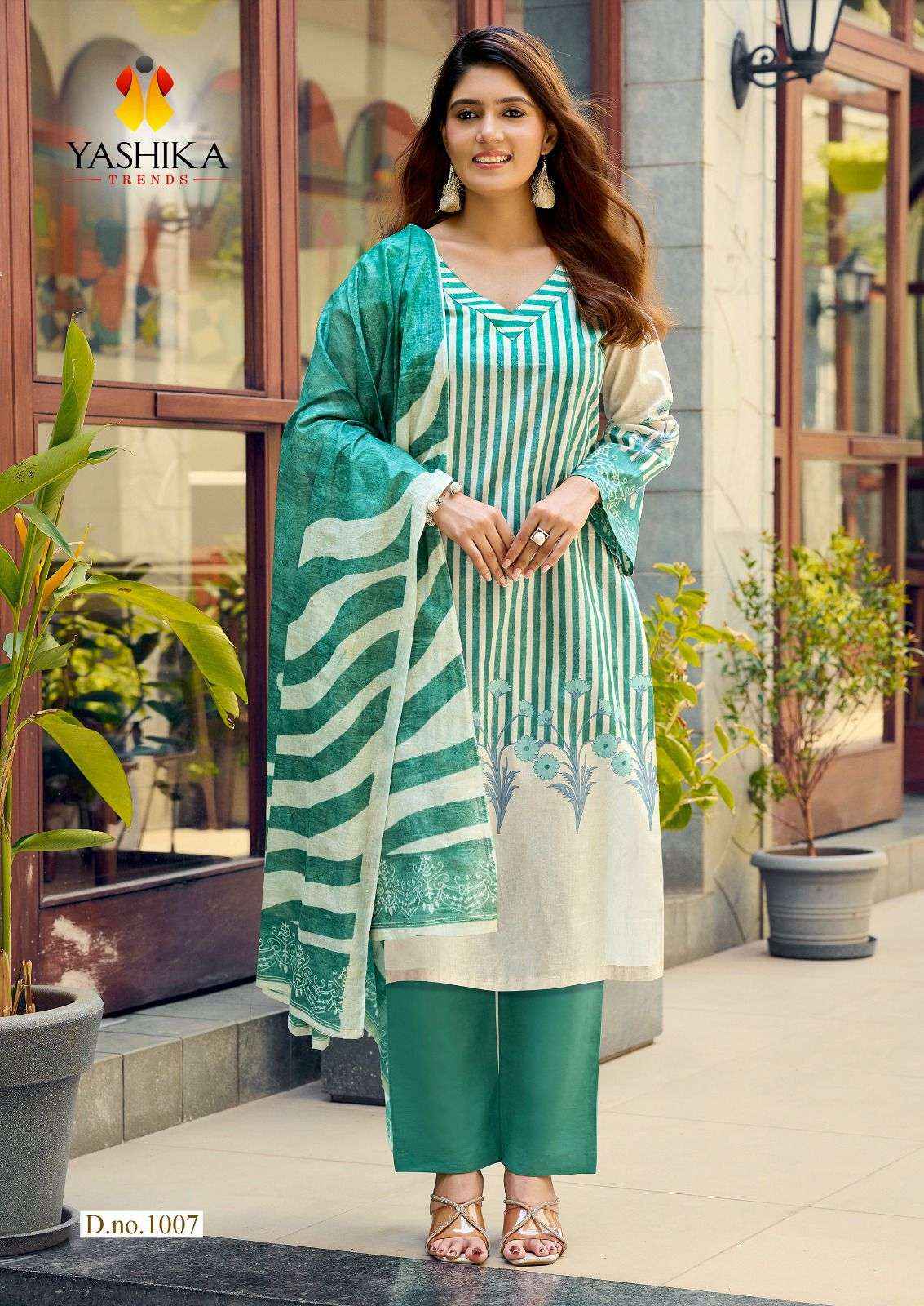 Yashika Ziana Premium Wear Cotton Dress Material Surat online ( 8 Pcs Catalogue )