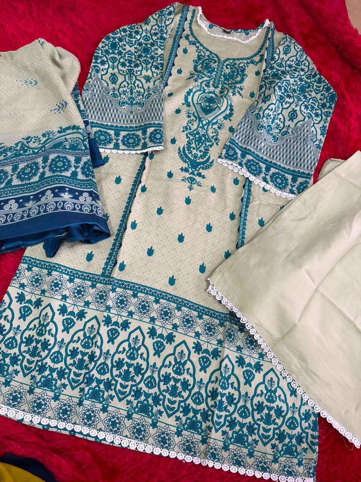 AALIZ PRINTS BIN SAHEED VOL 16 READYMADE SUIT _ WHOLESALE FACTORY RATE ( 4 PCS CATALOG )