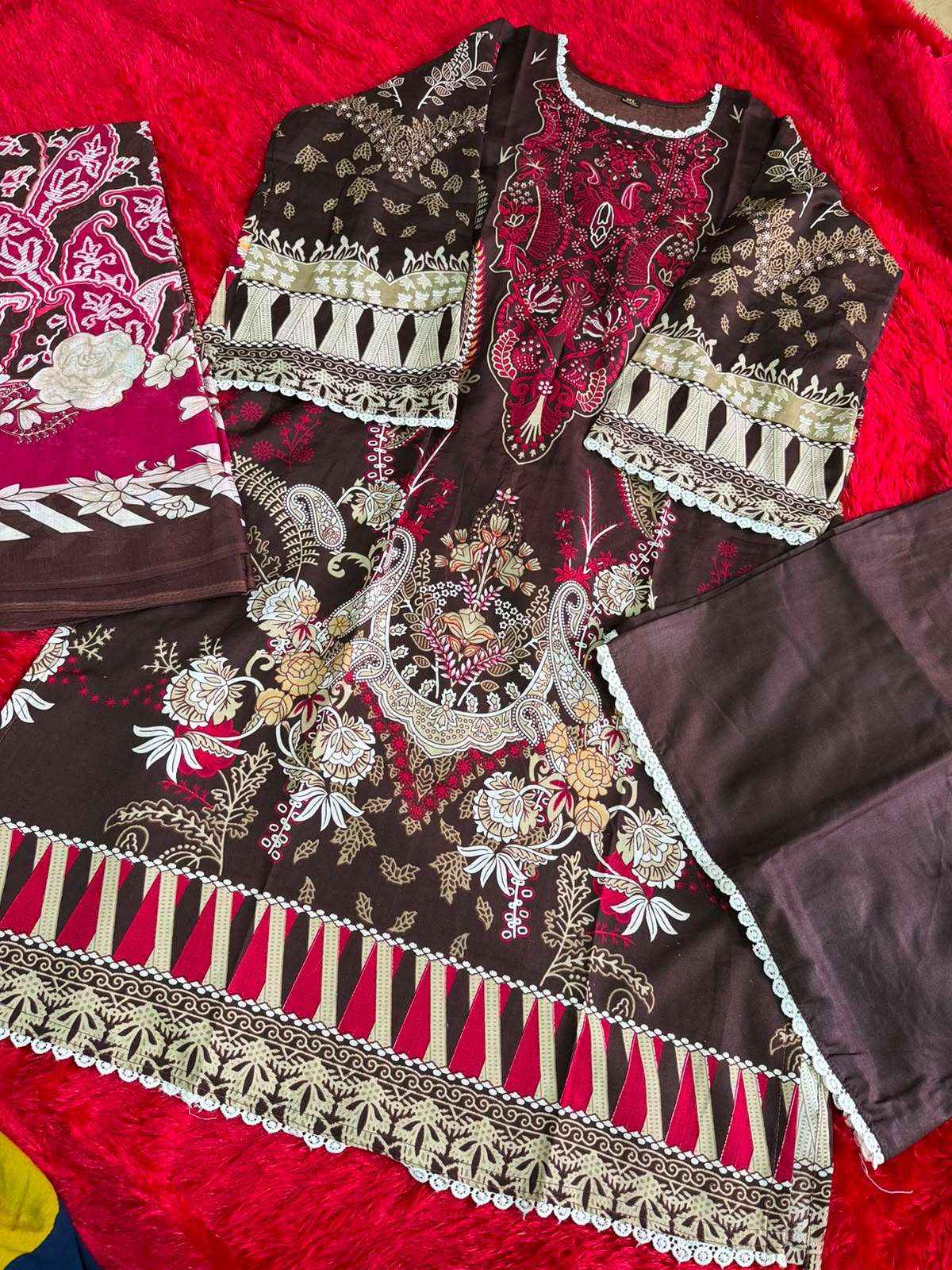 AALIZ PRINTS BIN SAHEED VOL 16 READYMADE SUIT _ WHOLESALE FACTORY RATE ( 4 PCS CATALOG )