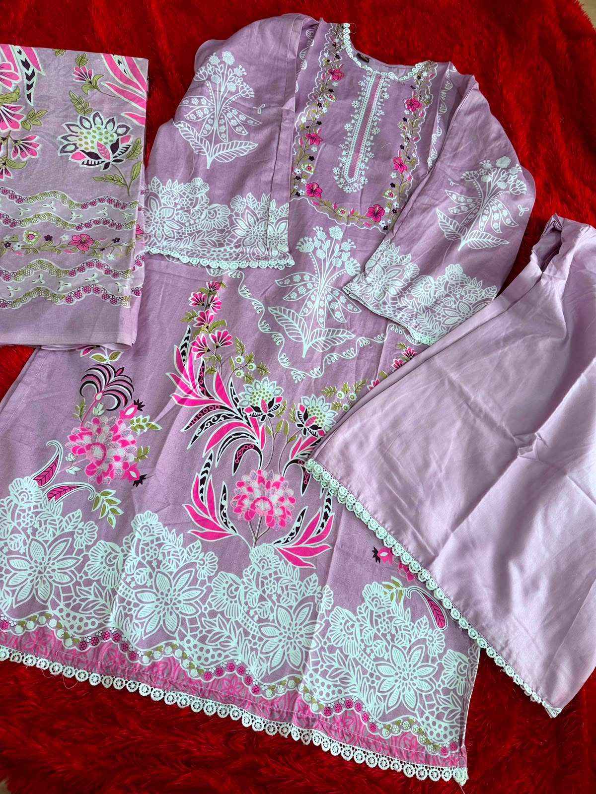 AALIZ PRINTS BIN SAHEED VOL 17 READYMADE SUIT _ WHOLESALE TEXTELI MARKET RATE ( 4 PCS CATALOG )
