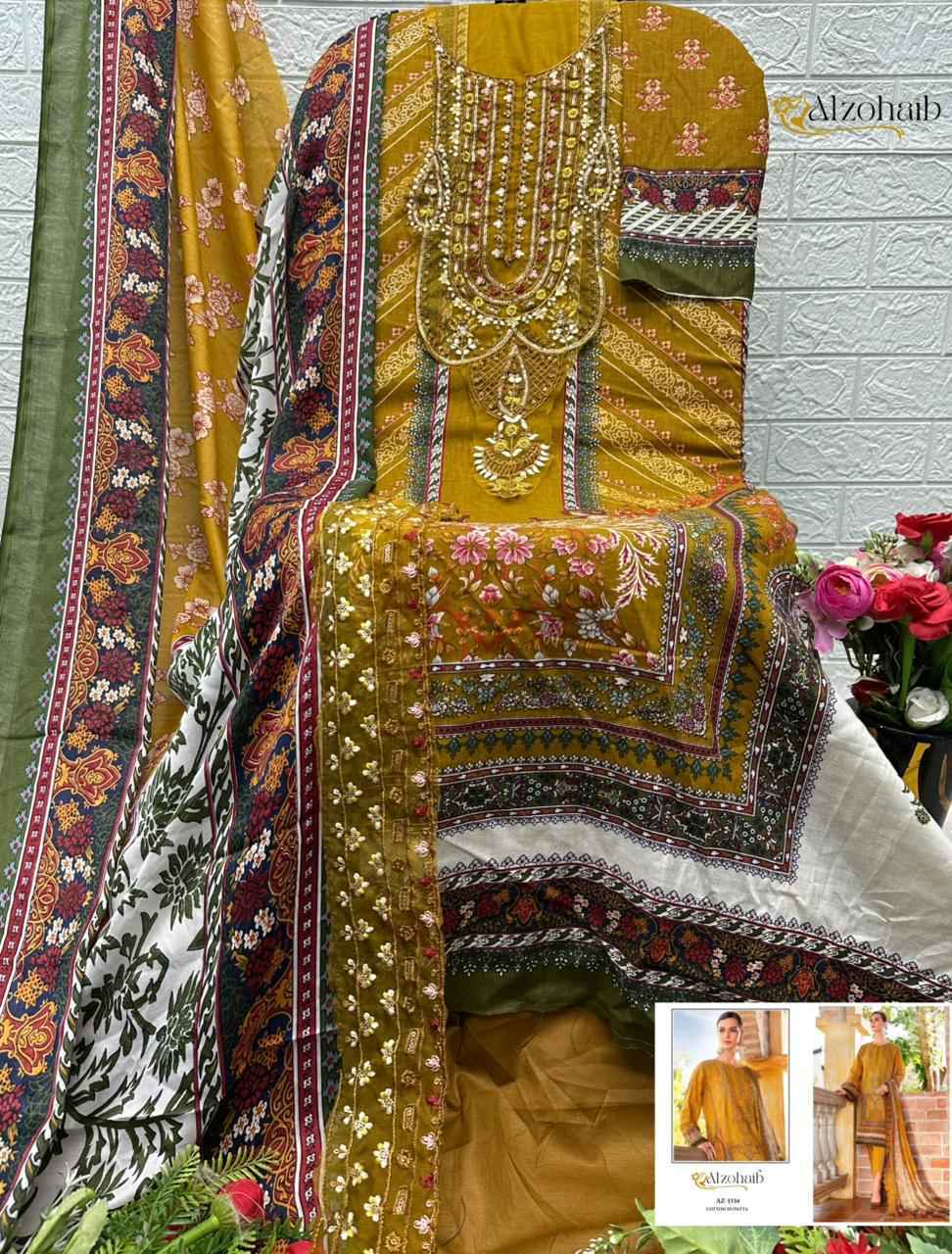 Al Zohaib Rahma Vol 1 Cotton Dress Material _ Wholesale Factory Rate ( 4 Pcs Catalog )