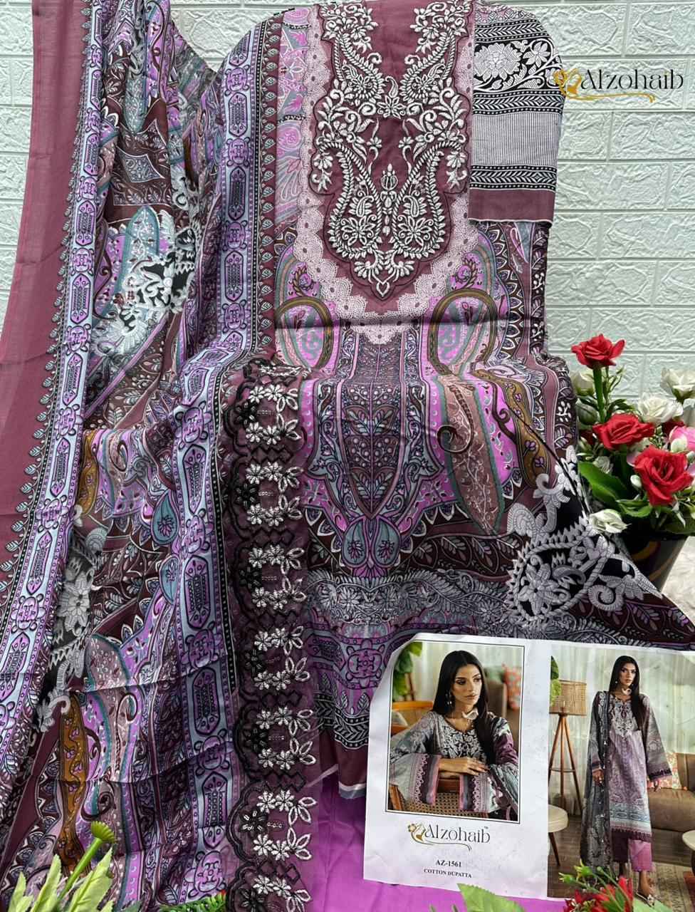 Al Zohaib Rahma Vol 1 Cotton Dress Material _ Wholesale Factory Rate ( 4 Pcs Catalog )