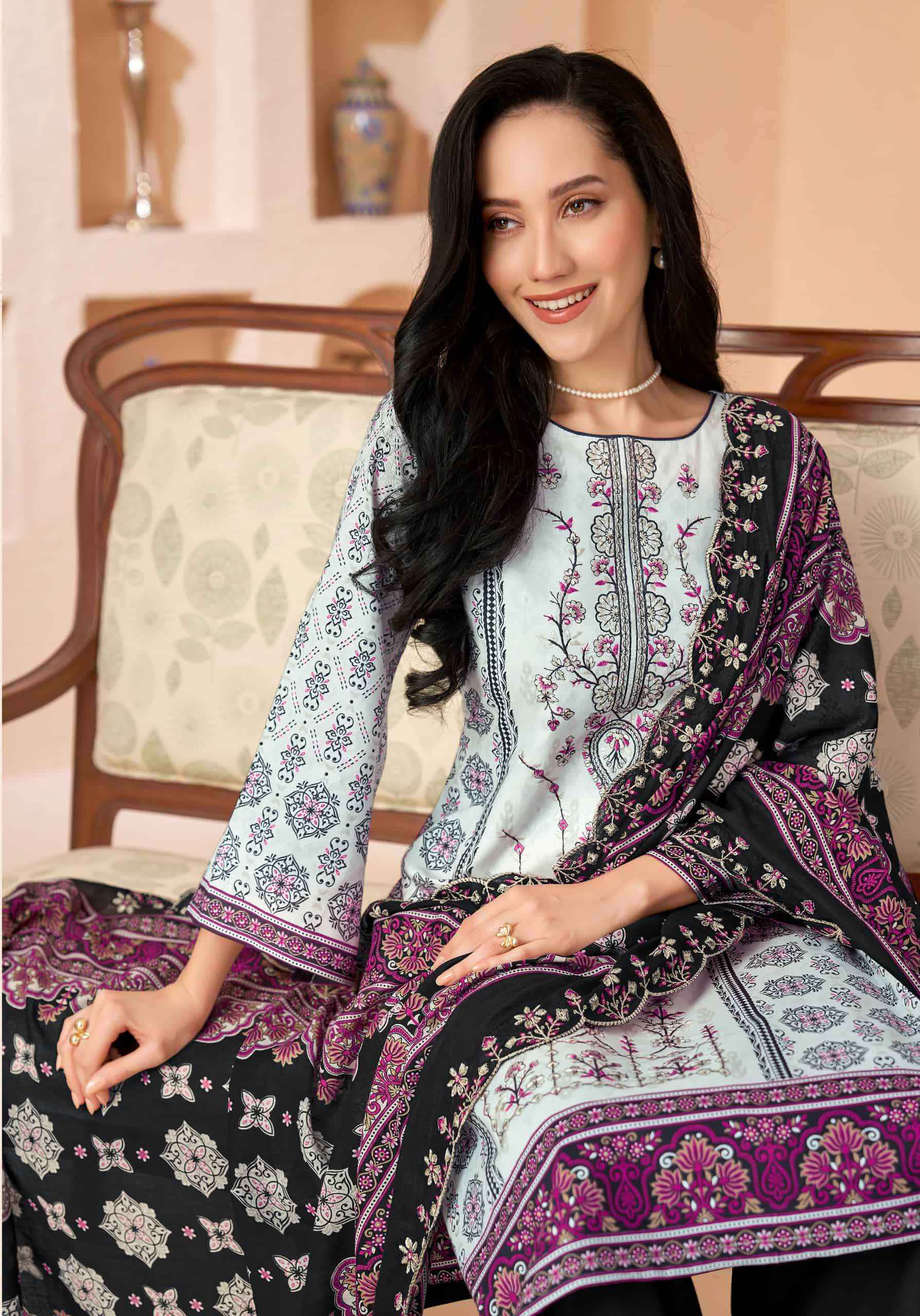 Alok Suit Anarkali Special Pure Cotton Dress Material _ Wholesale Factory Rate ( 8 Pcs Catalog )
