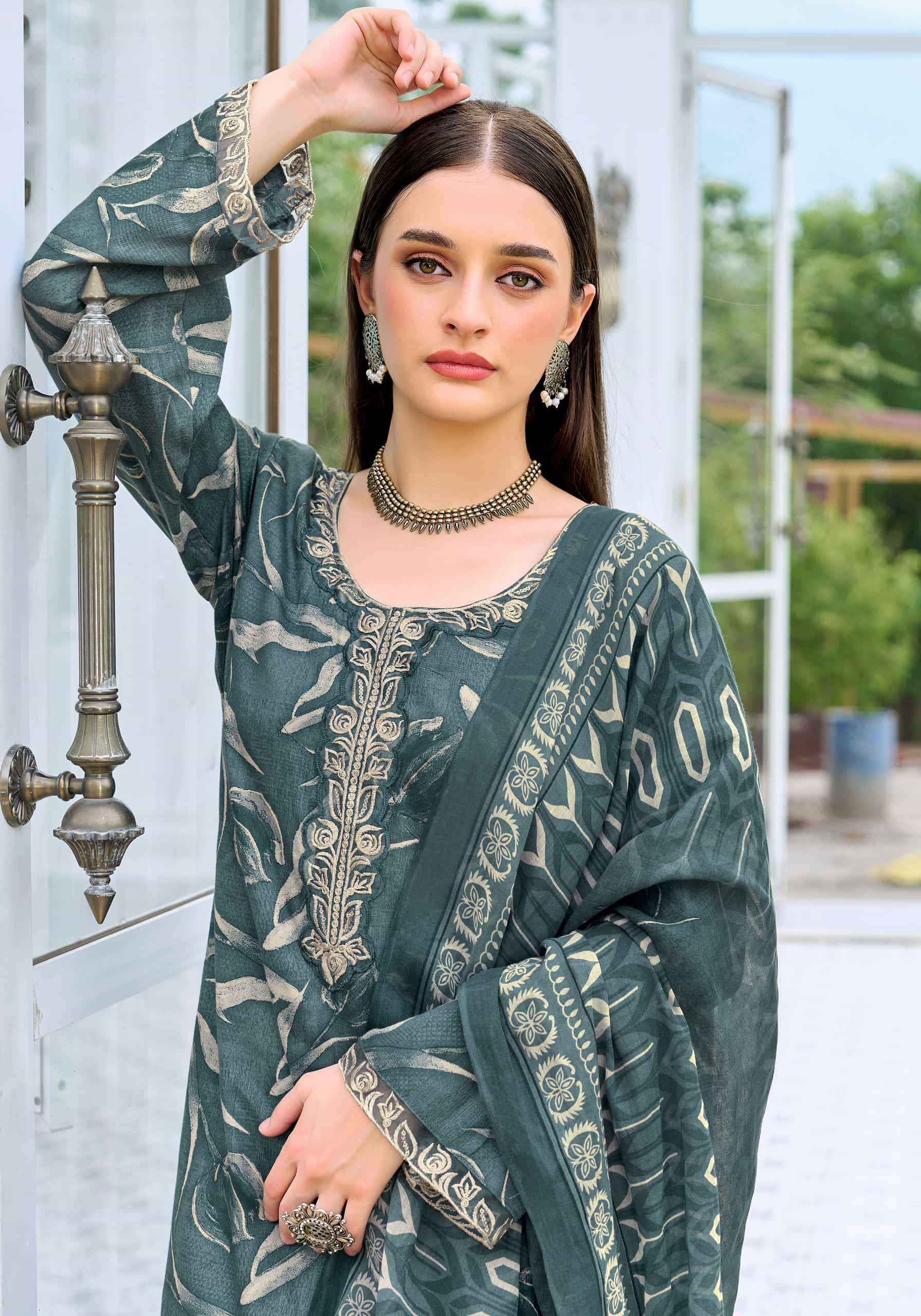 Alok Suit Nadia Hussain Premium Dress Material Wholesale Price ( 4 Pcs Catalogue )