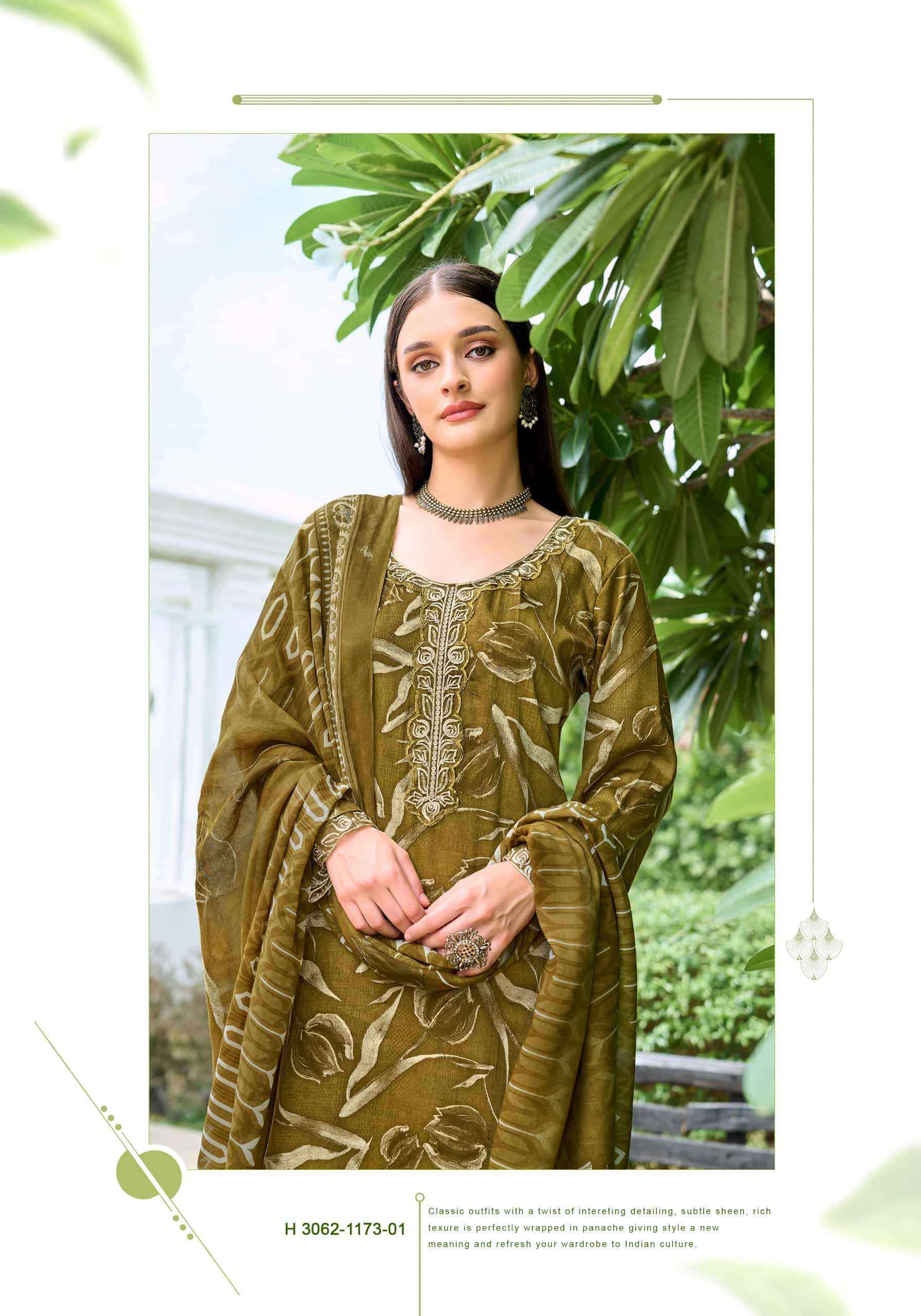 Alok Suit Nadia Hussain Premium Dress Material Wholesale Price ( 4 Pcs Catalogue )