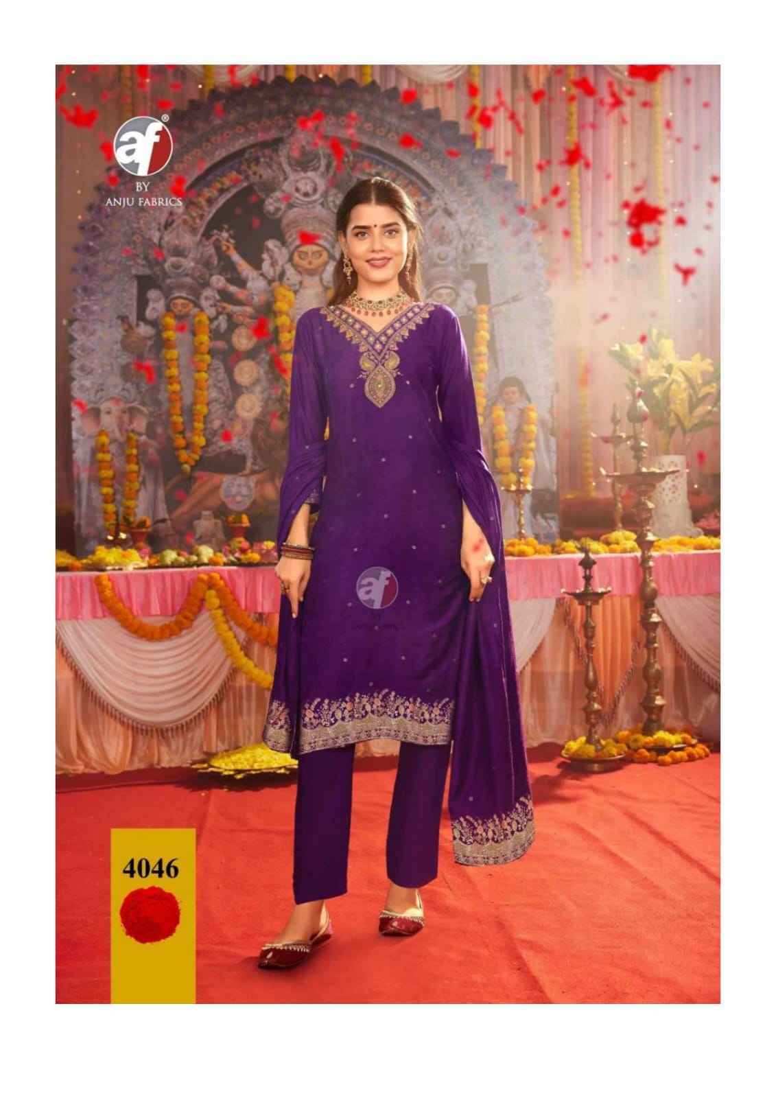 Anju Fabrics Palki Vol 4 Muslin Kurti Combo Collection _ Wholesale Factory Rate ( 6 Pcs Catalog )