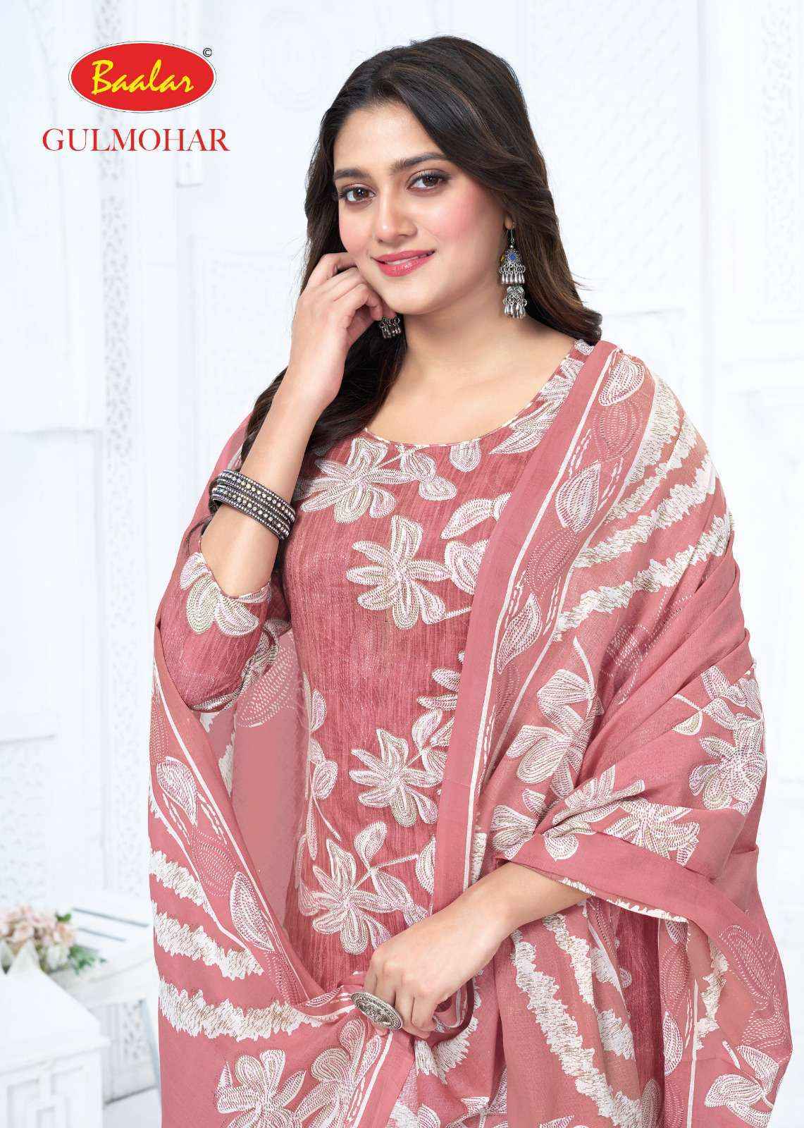 Baalar Gulmohar Vol 5 Lawn Cotton Dress Material _ Wholesale Factory Rate ( 12 Pcs Catalog )