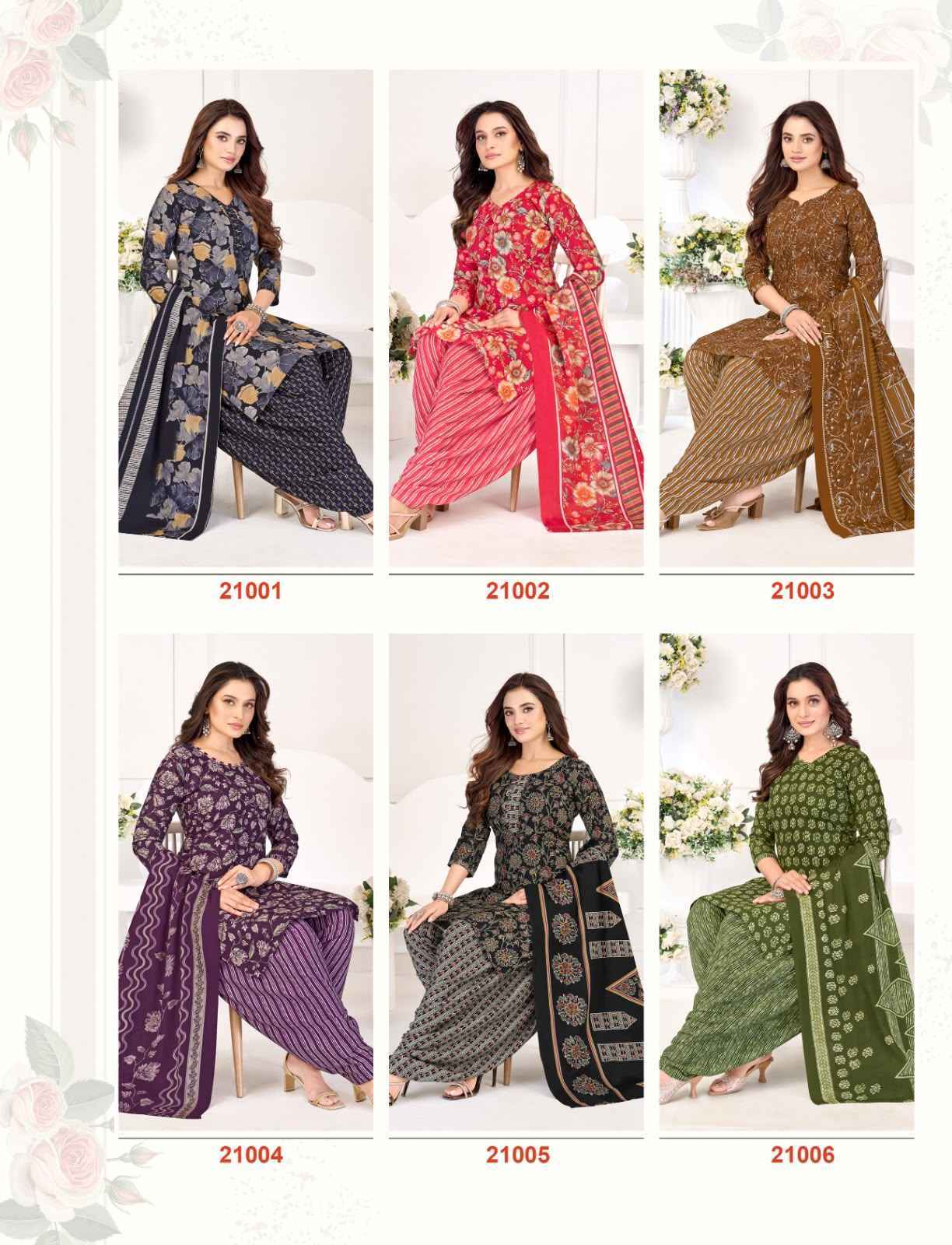 Balaji Sofiyana Vol 21 Readymade Cotton Suit _ Wholesale Factory Rate ( 12 Pcs Catalog )