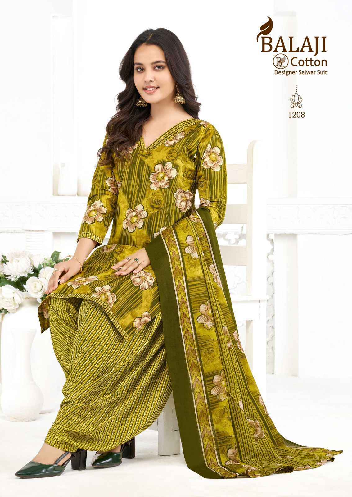 Balaji Sui Dhaga Vol 12 Cotton Readymade Dress Wholesale Dealer ( 10 pcs Catalogue )