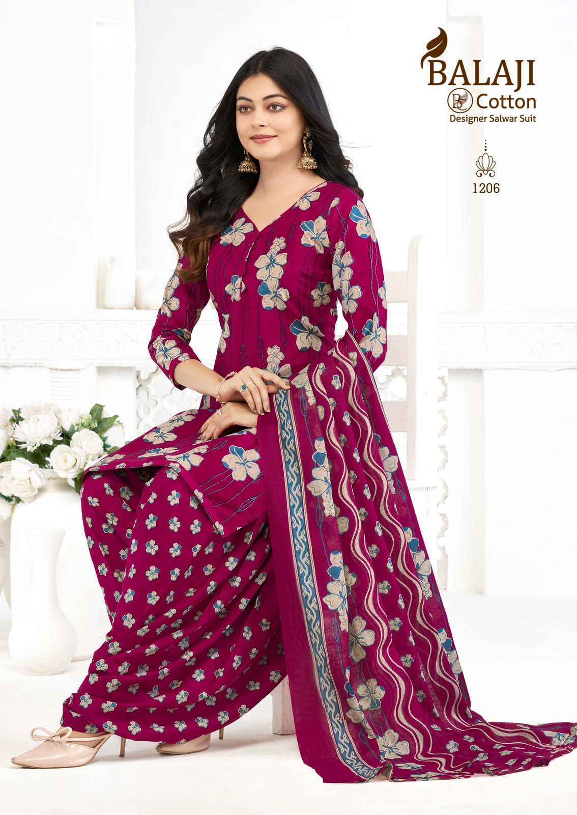 Balaji Sui Dhaga Vol 12 Cotton Readymade Dress Wholesale Dealer ( 10 pcs Catalogue )