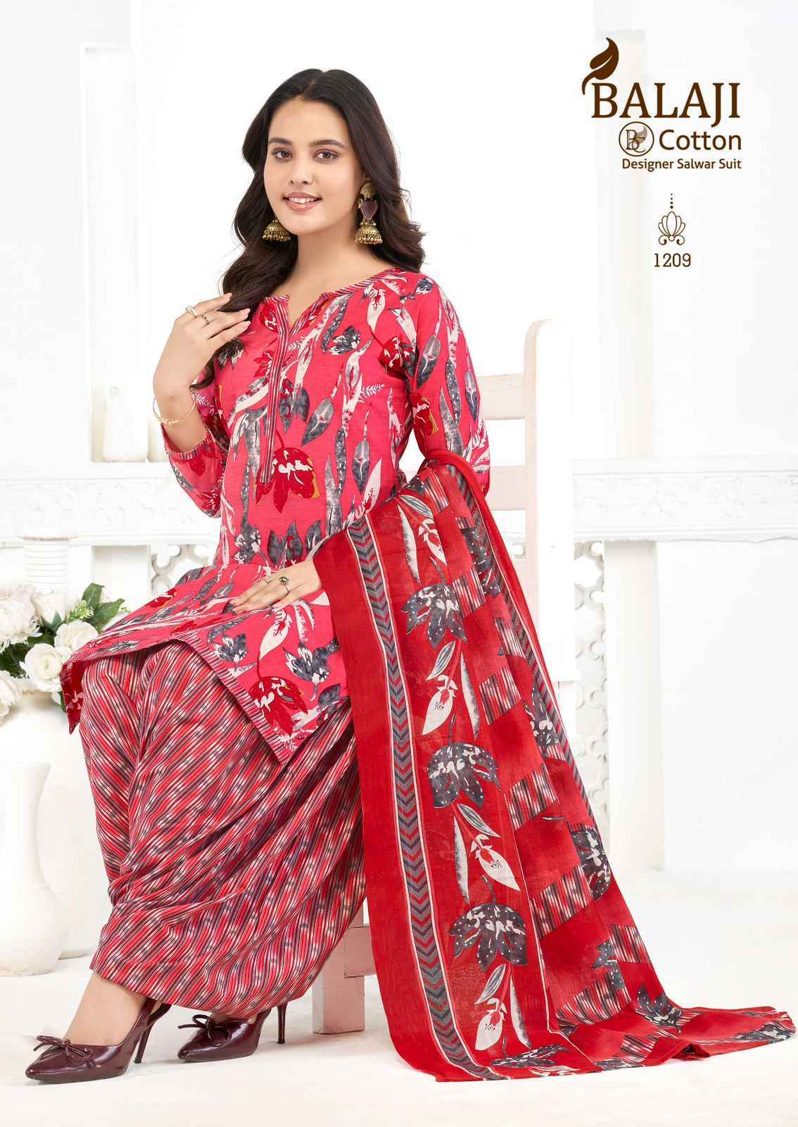 Balaji Sui Dhaga Vol 12 Cotton Readymade Dress Wholesale Dealer ( 10 pcs Catalogue )