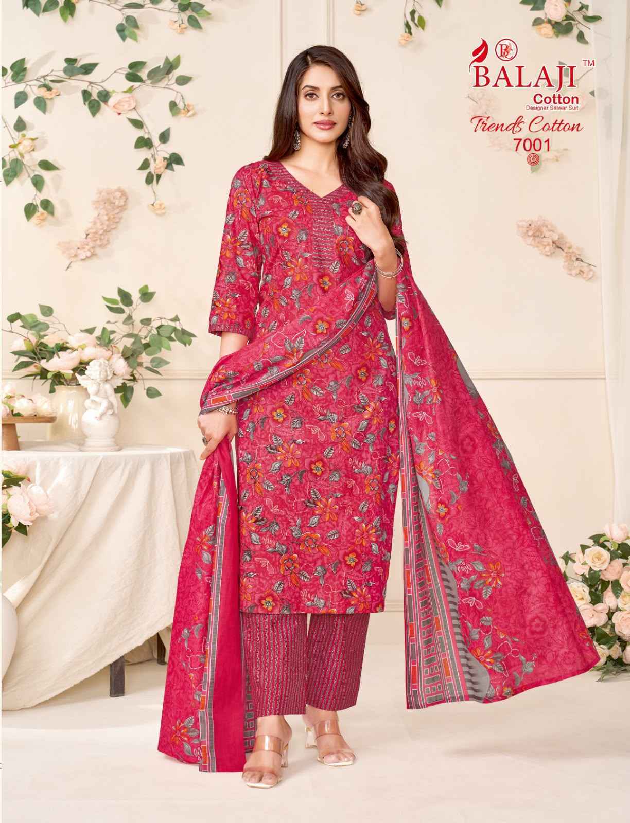 Balaji Trends Cotton Vol 7 Readymade Cotton Dress Collection ( 10 Pcs Catalog )