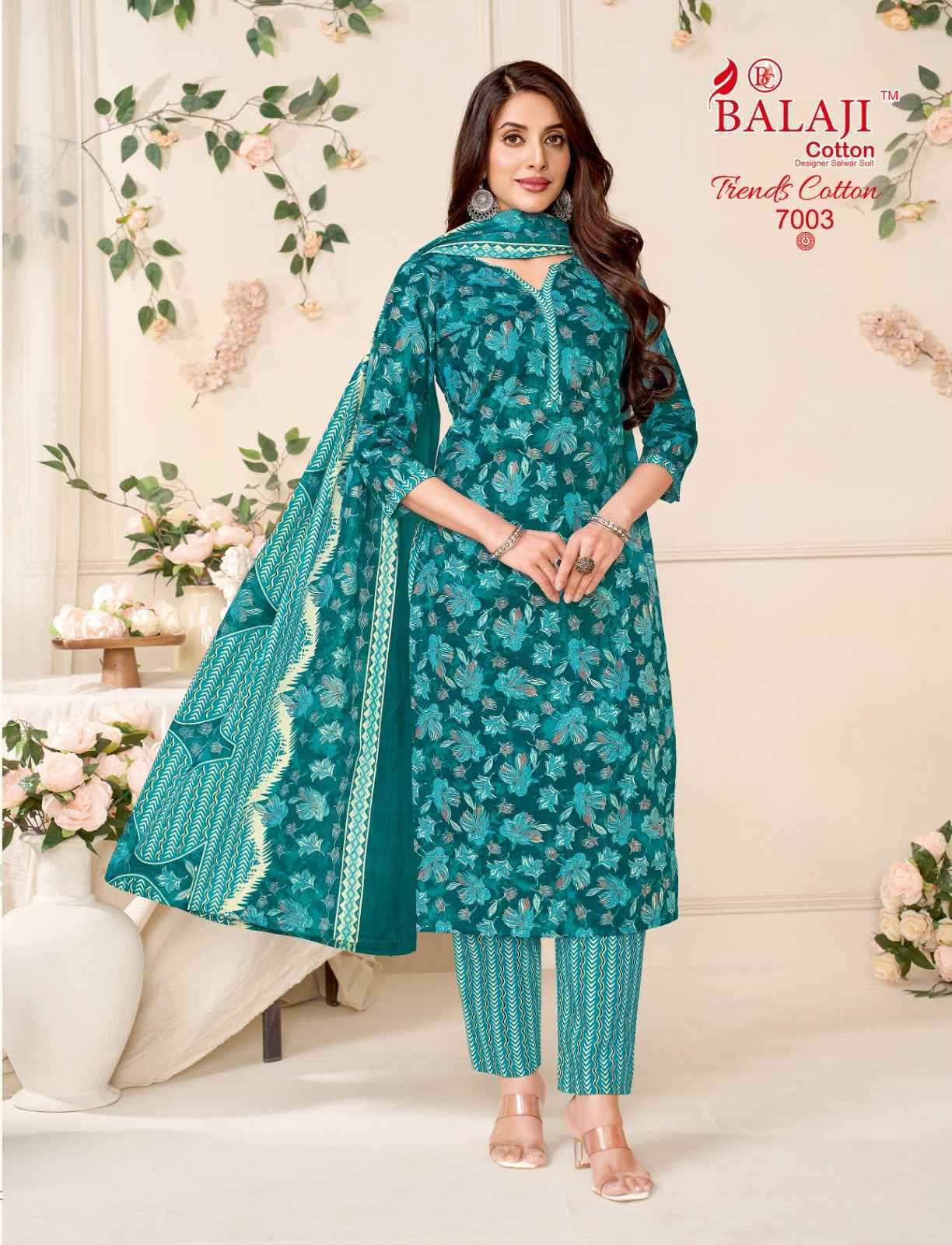 Balaji Trends Cotton Vol 7 Readymade Cotton Dress Collection ( 10 Pcs Catalog )