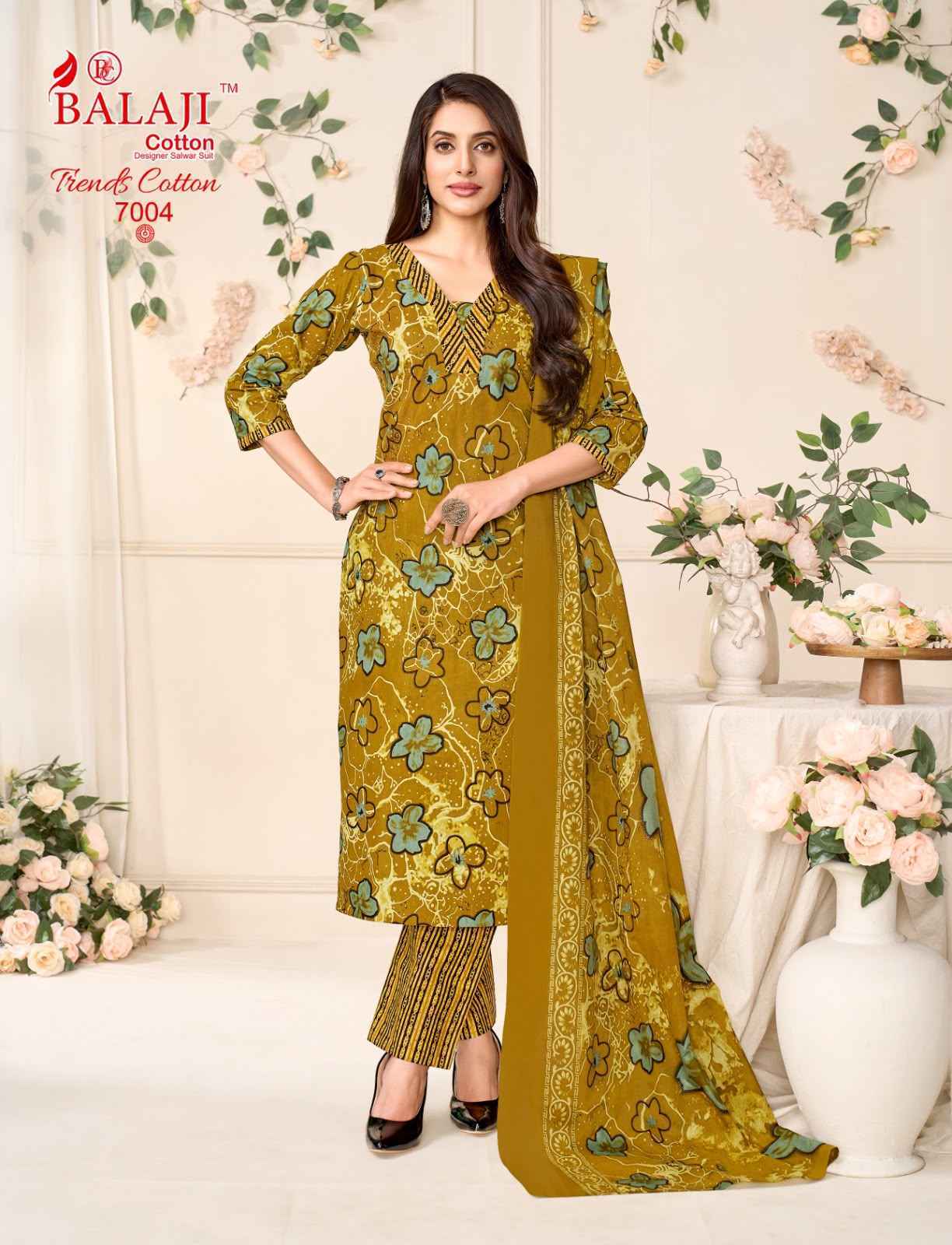 Balaji Trends Cotton Vol 7 Readymade Cotton Dress Collection ( 10 Pcs Catalog )