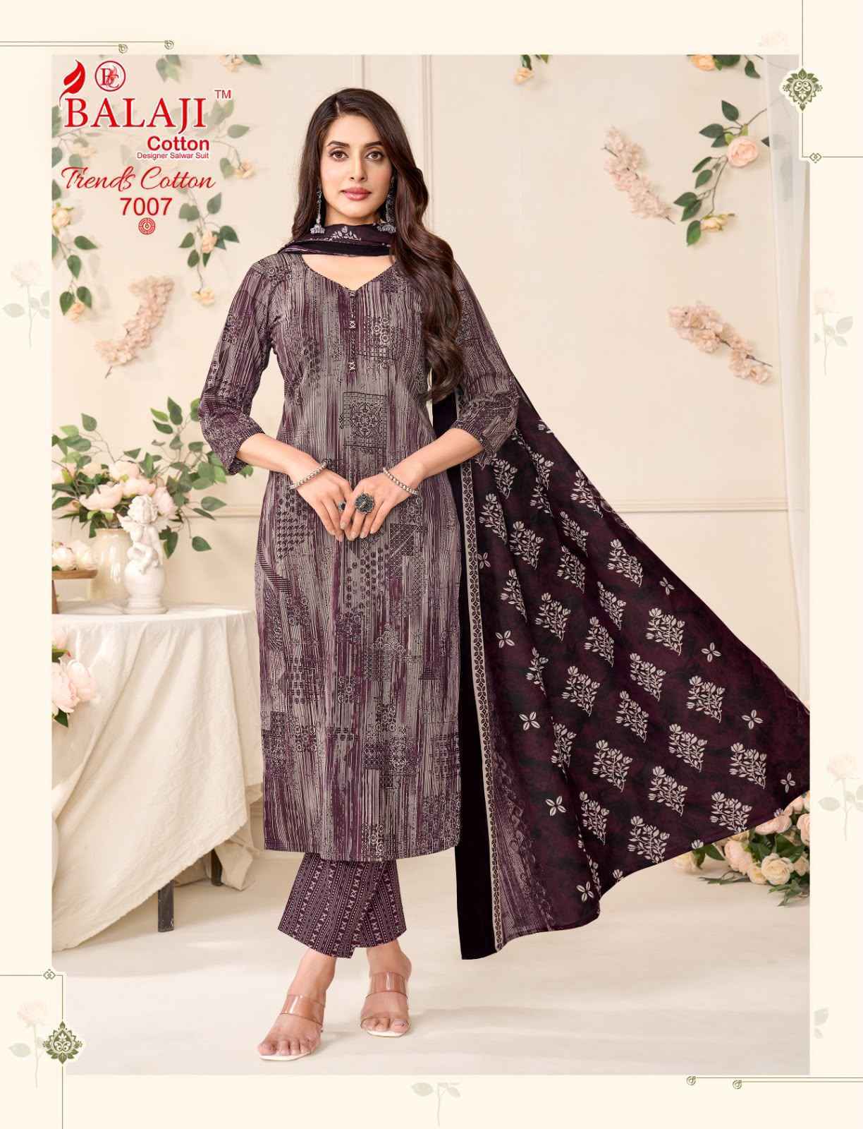 Balaji Trends Cotton Vol 7 Readymade Cotton Dress Collection ( 10 Pcs Catalog )