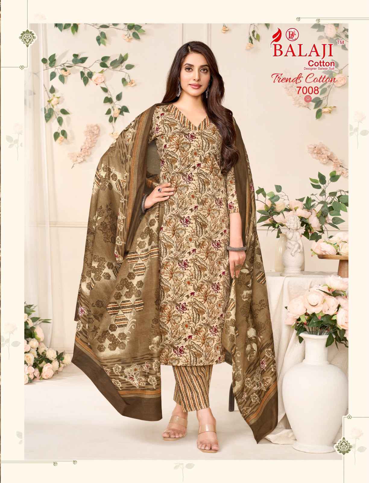 Balaji Trends Cotton Vol 7 Readymade Cotton Dress Collection ( 10 Pcs Catalog )