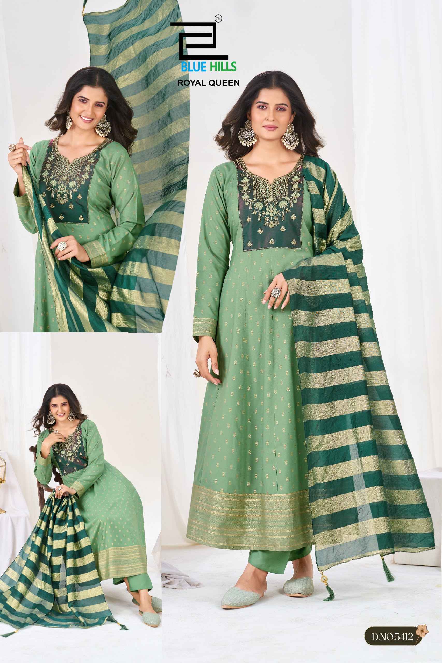 Blue Hills Royal Queen Rayon Kurti Combo Set ( 6 Pcs Catalog )