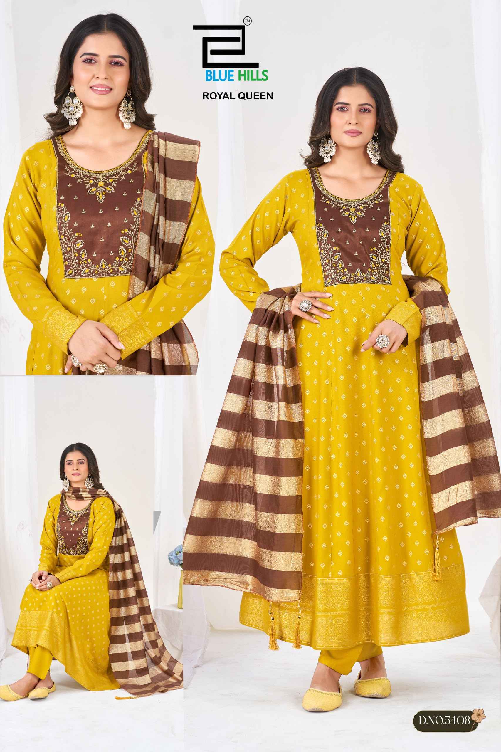 Blue Hills Royal Queen Rayon Kurti Combo Set ( 6 Pcs Catalog )