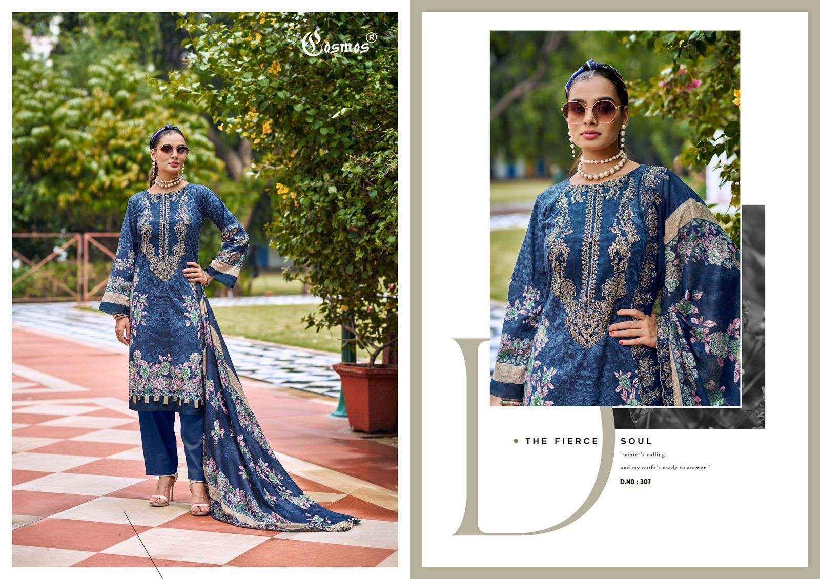 Cosmos Needle Wonder Vol 3 Pakistani Lawn Cotton Suits Surat Wholesaler ( 8 Pcs Catalogue )