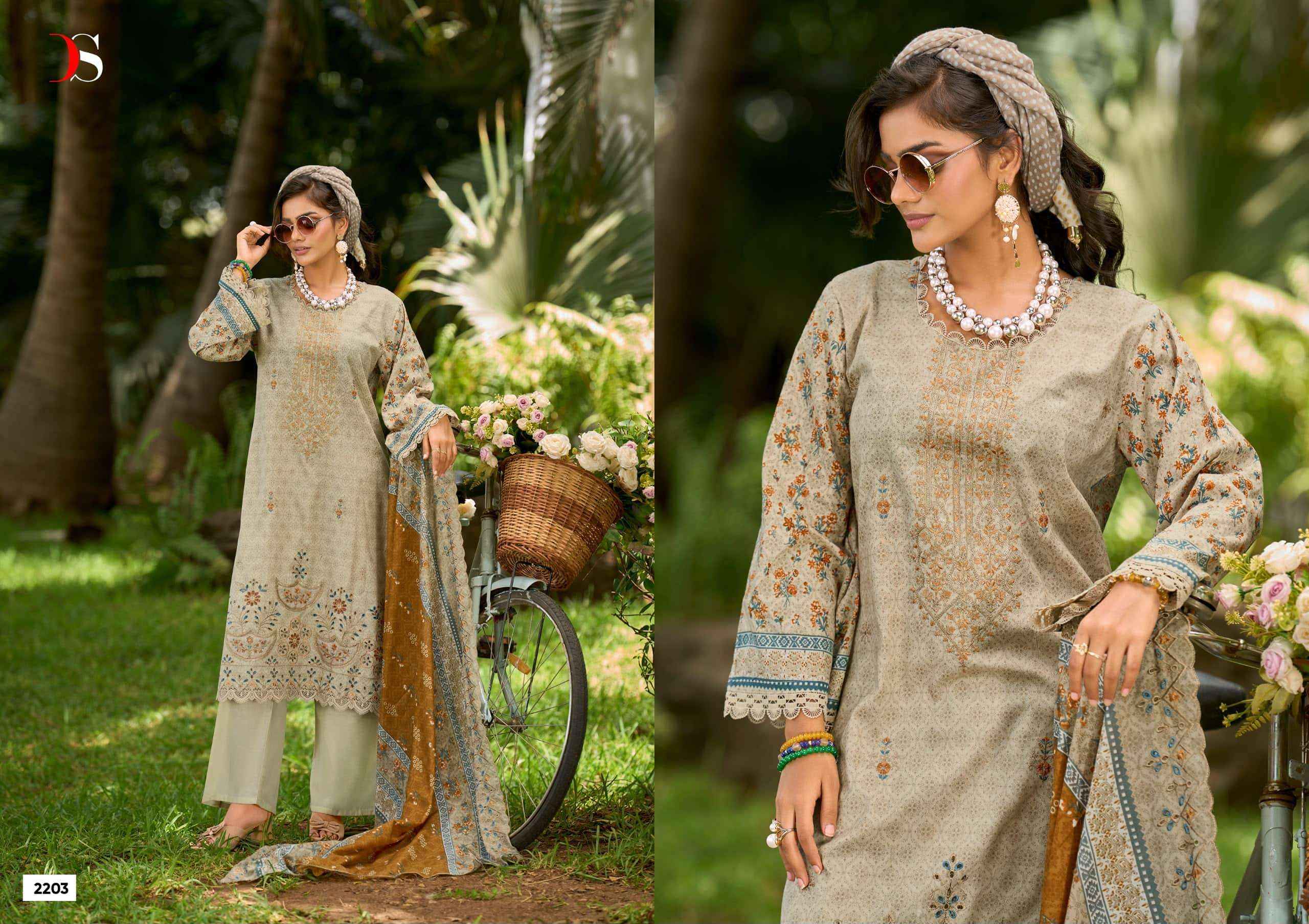 Deepsy Bin Saeed Lawn Collection Vol 22 Cotton Pakistani Suit Surat Wholesale Price ( 8 Pcs Catalogue )