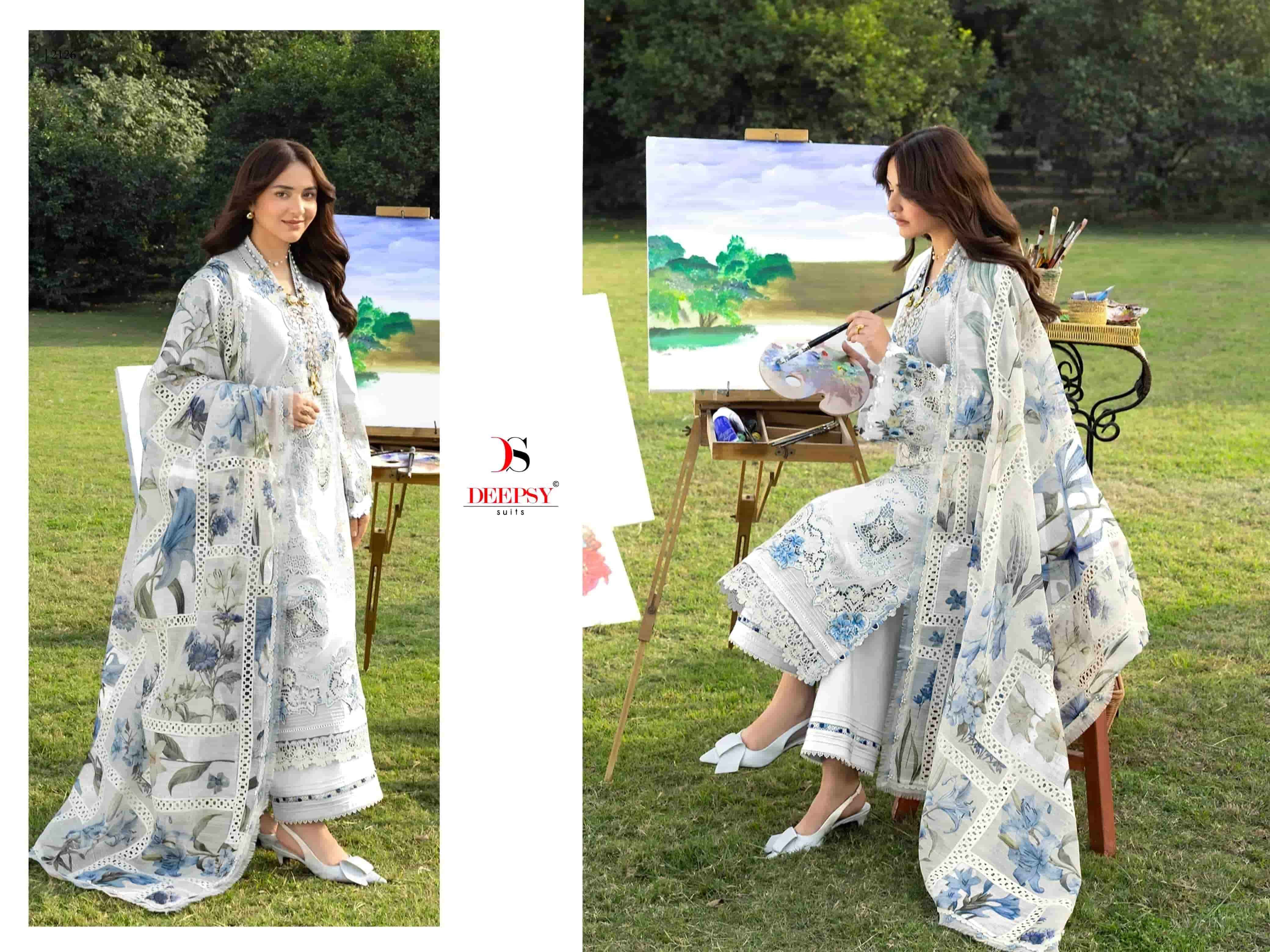 Deepsy Elaf Premium Vol 8 Pakistani Cotton Dress Material _ Wholesale Factory Rate ( 6 Pcs Catalog )