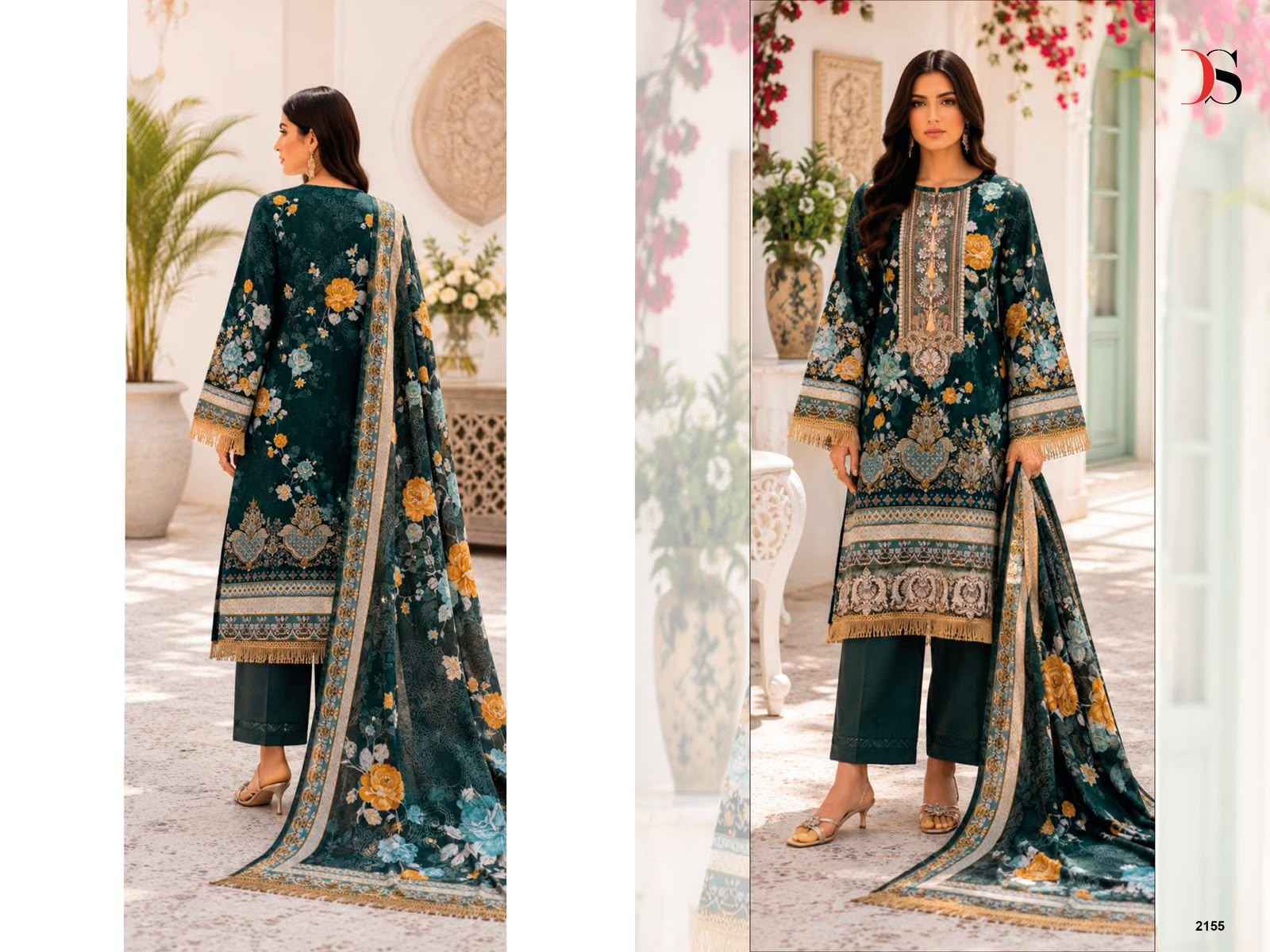 Deepsy Jade Bliss Lawn Vol 6 Cotton Dress Material Pakistani Suits Wholesale ( 8 Pcs Catalog )