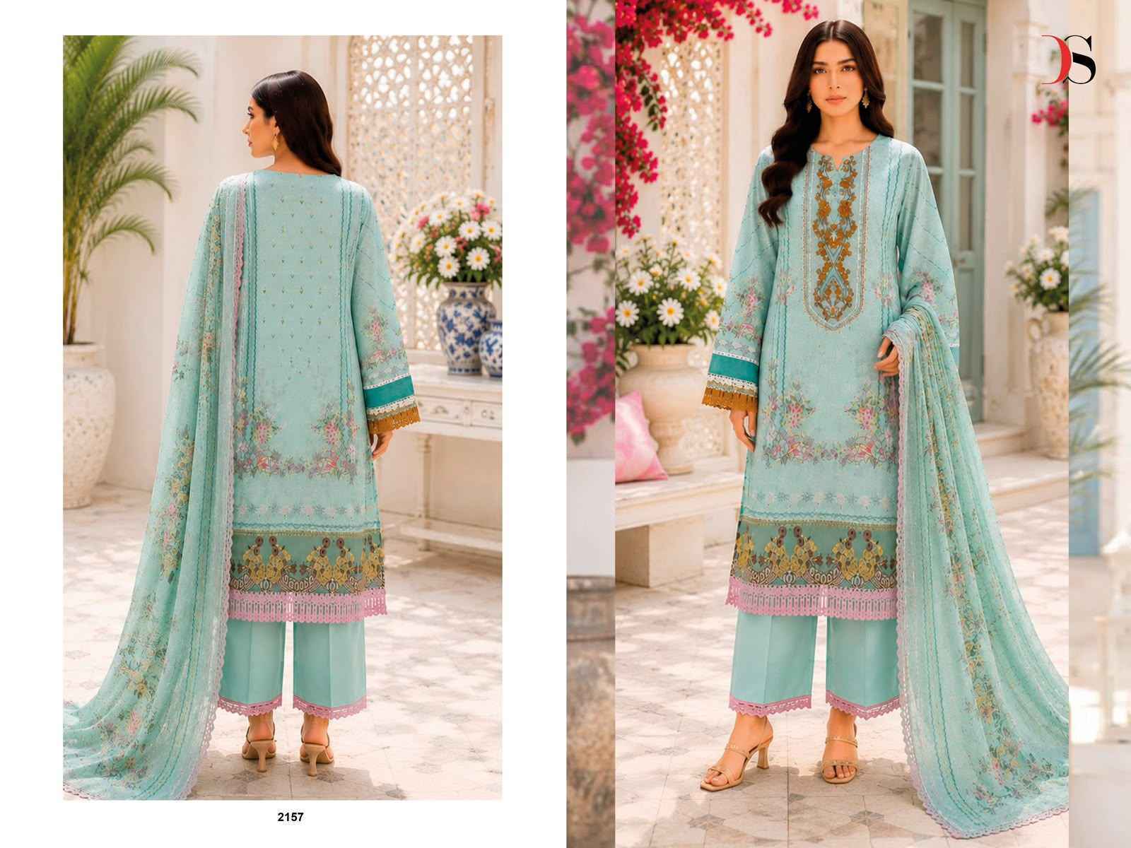 Deepsy Jade Bliss Lawn Vol 6 Cotton Dress Material Pakistani Suits Wholesale ( 8 Pcs Catalog )