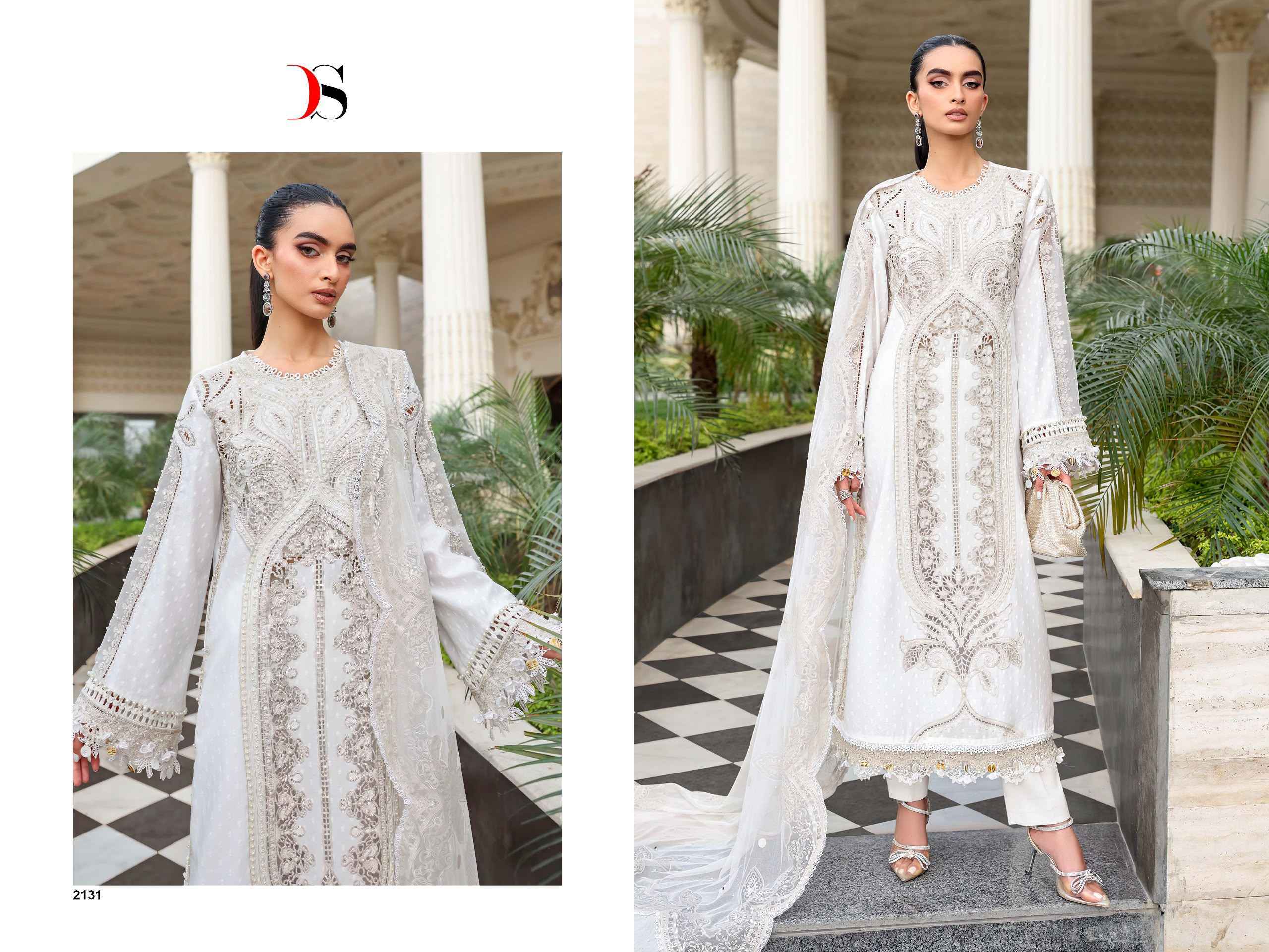 Deepsy Maria B Embroidered Vol 5 Cotton Dress Material Wholesale Price ( 6 pcs Catalogue )