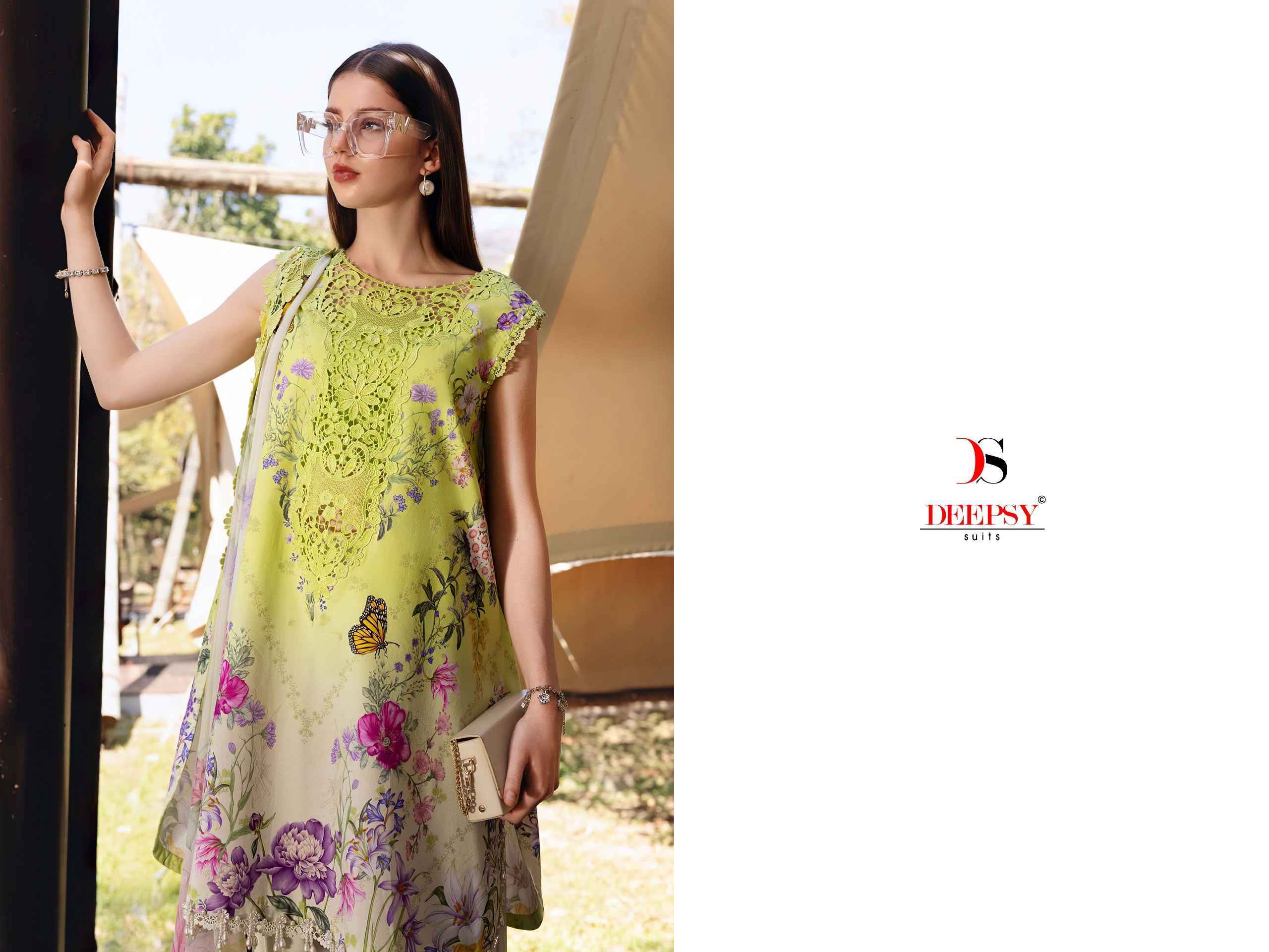 Deepsy Maria B Mprint Vol 6 Nx Cotton Dress Material _ Wholesale Factory Rate ( 6 Pcs Catalog )