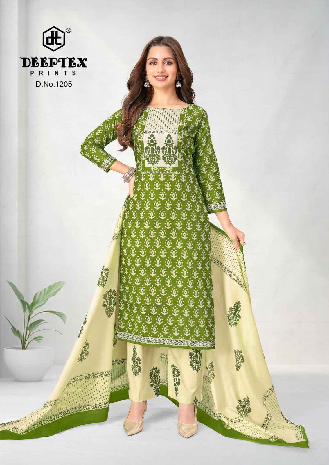 Deeptex Aaliza Vol 12 Cotton Dress Material _ Wholesale Texteli Price ( 10 Pcs Catalog )