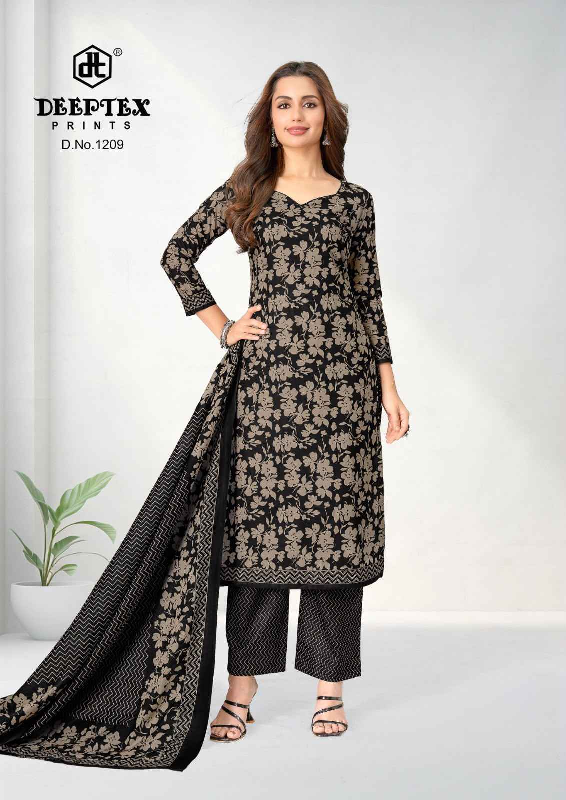 Deeptex Aaliza Vol 12 Cotton Dress Material _ Wholesale Texteli Price ( 10 Pcs Catalog )