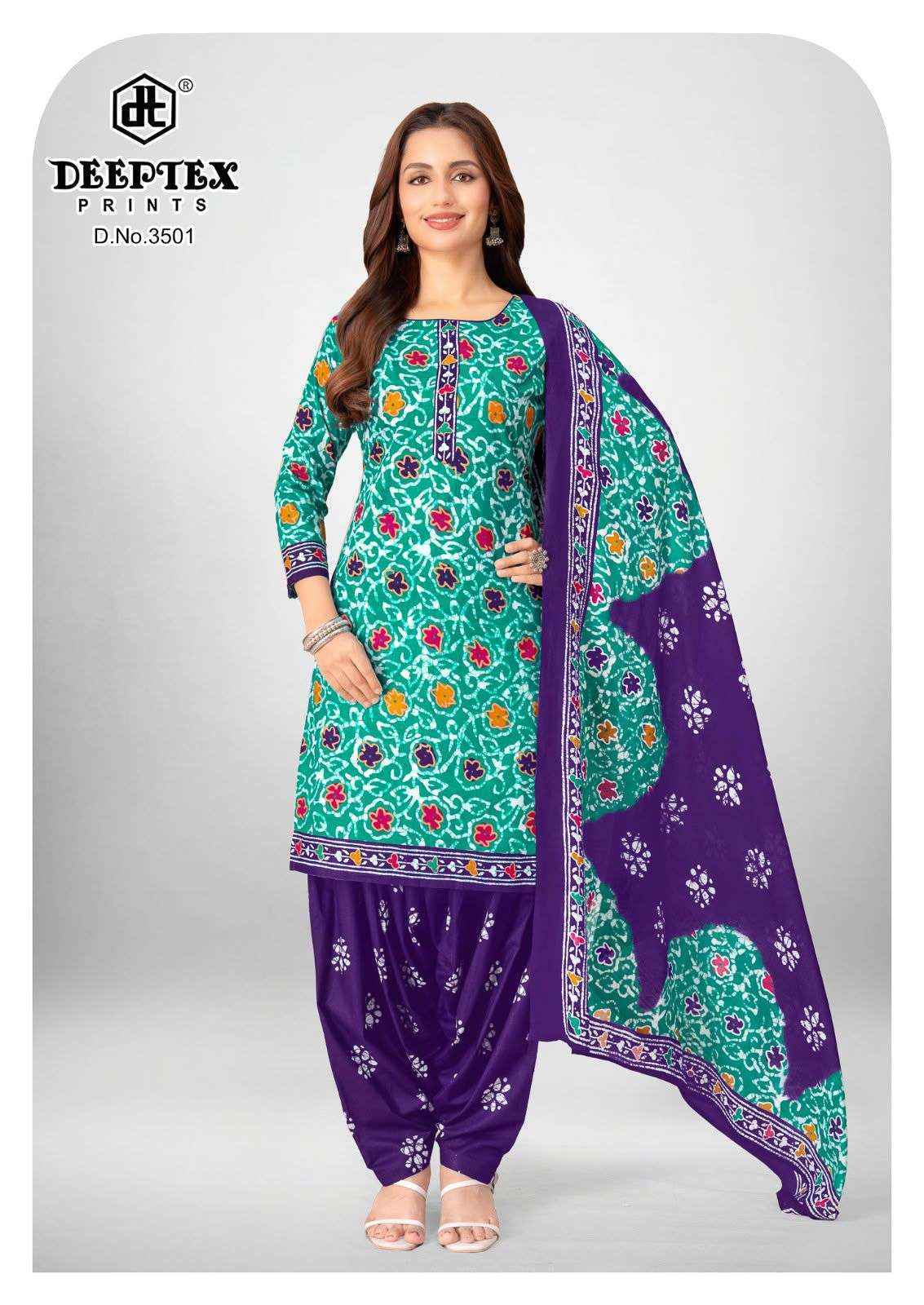 Deeptex Batik Plus Vol 35 Cotton Dress Material _ Wholesale Factory Rate ( 10 Pcs Catalog )