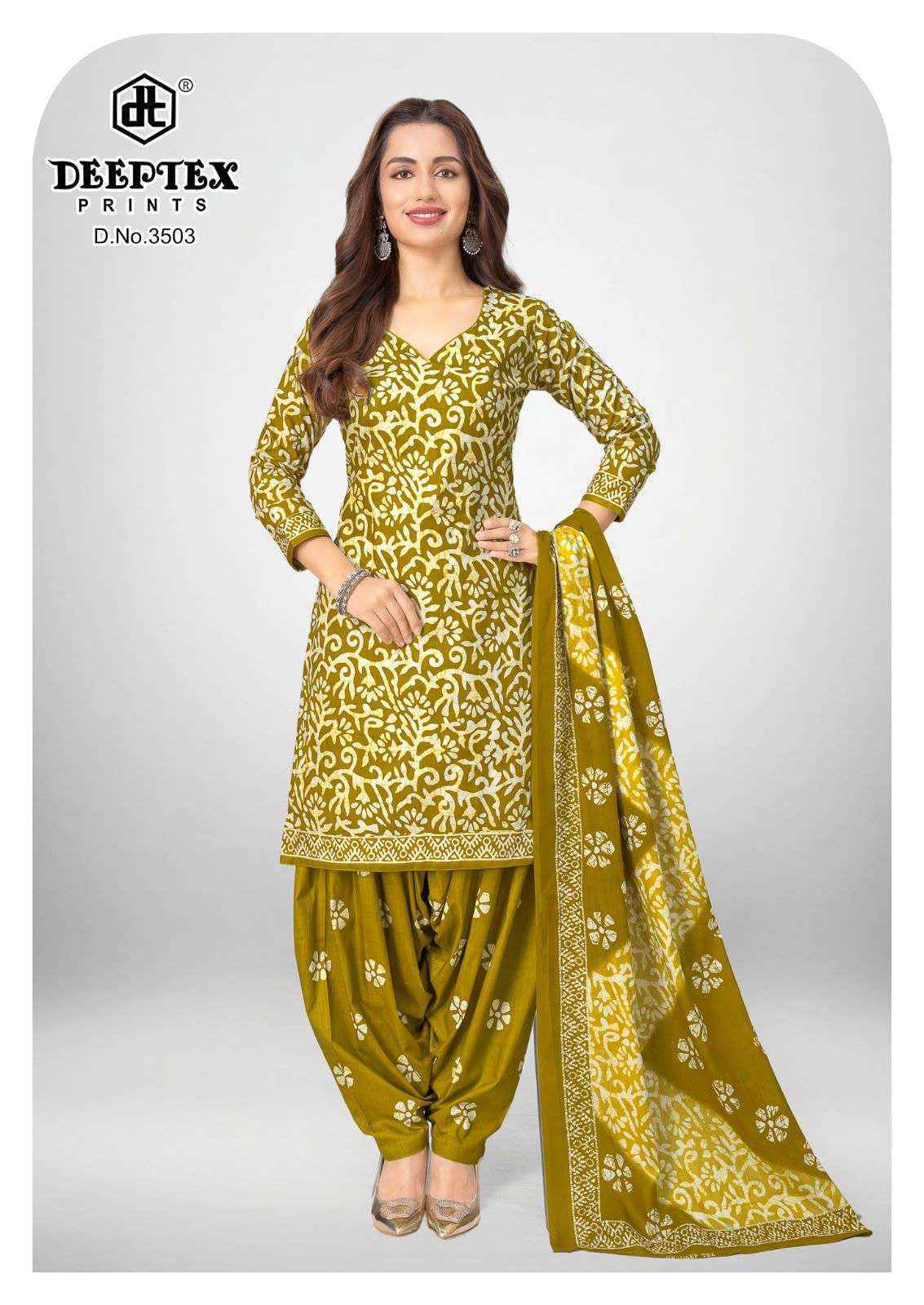 Deeptex Batik Plus Vol 35 Cotton Dress Material _ Wholesale Factory Rate ( 10 Pcs Catalog )