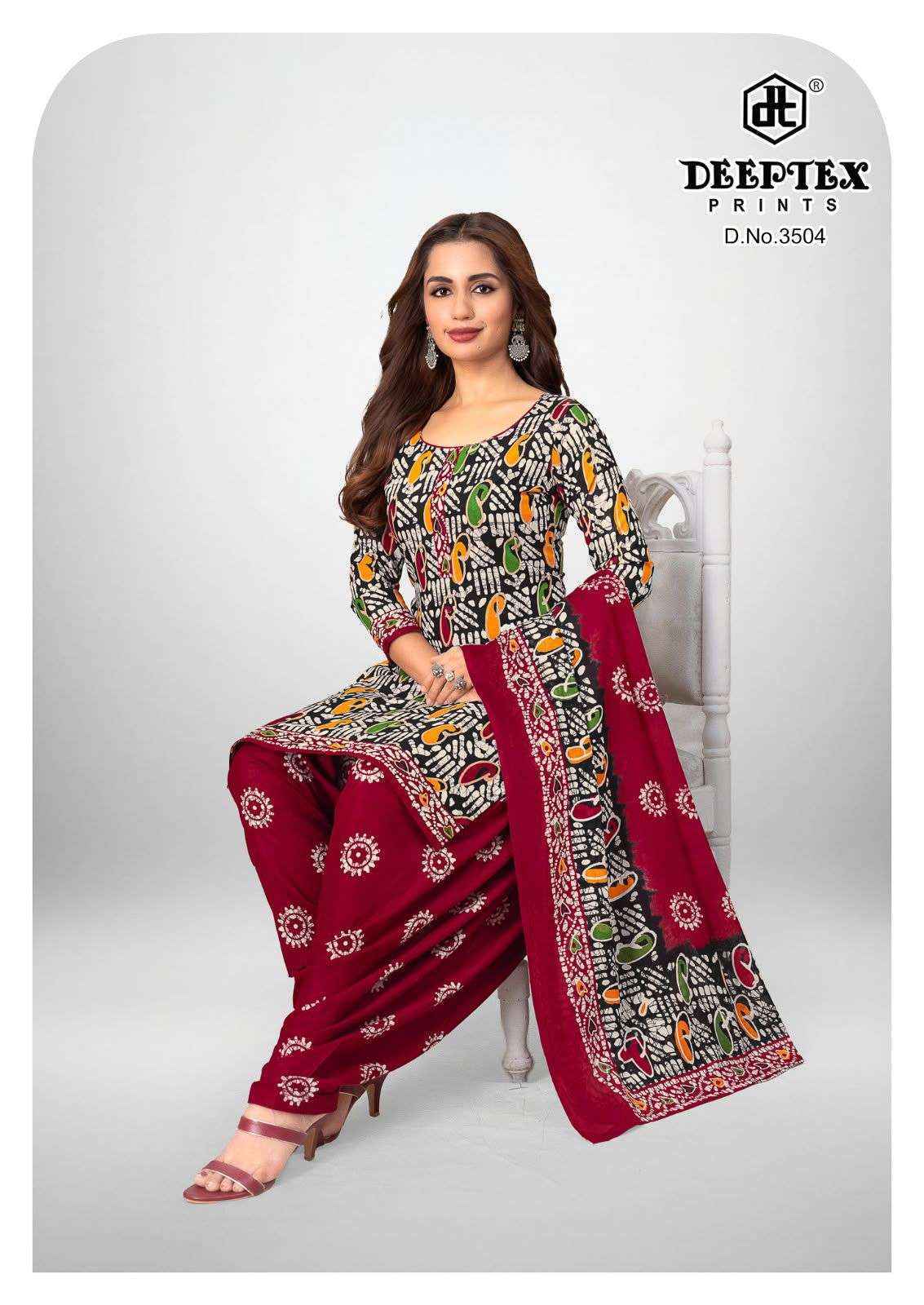 Deeptex Batik Plus Vol 35 Cotton Dress Material _ Wholesale Factory Rate ( 10 Pcs Catalog )